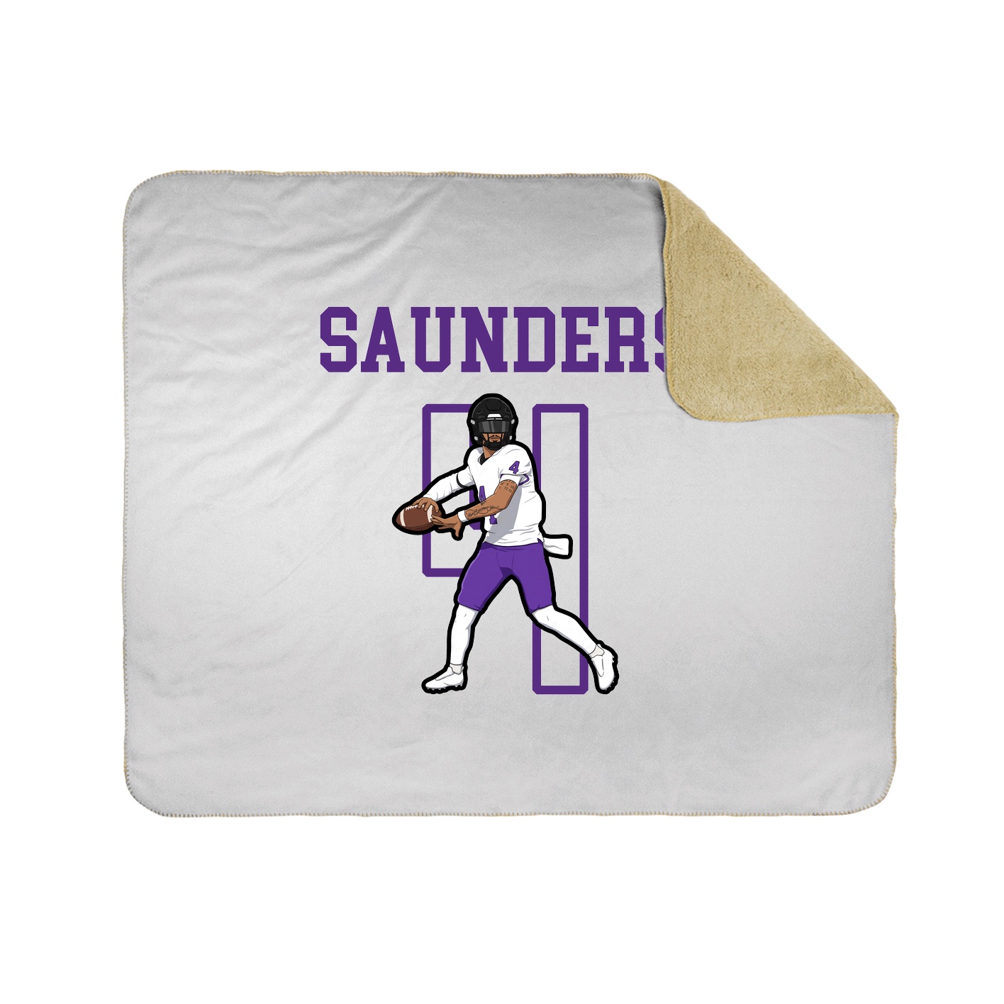 Throw Blanket — Shirsey in White