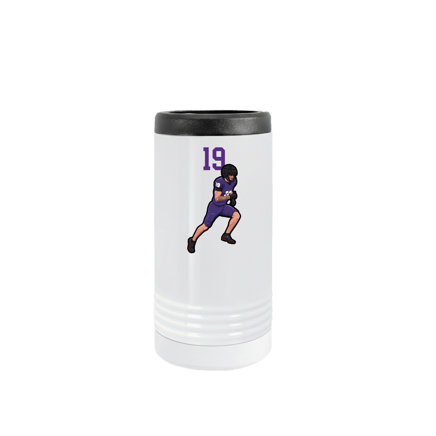 Slim Beverage Holder — Number Top in White