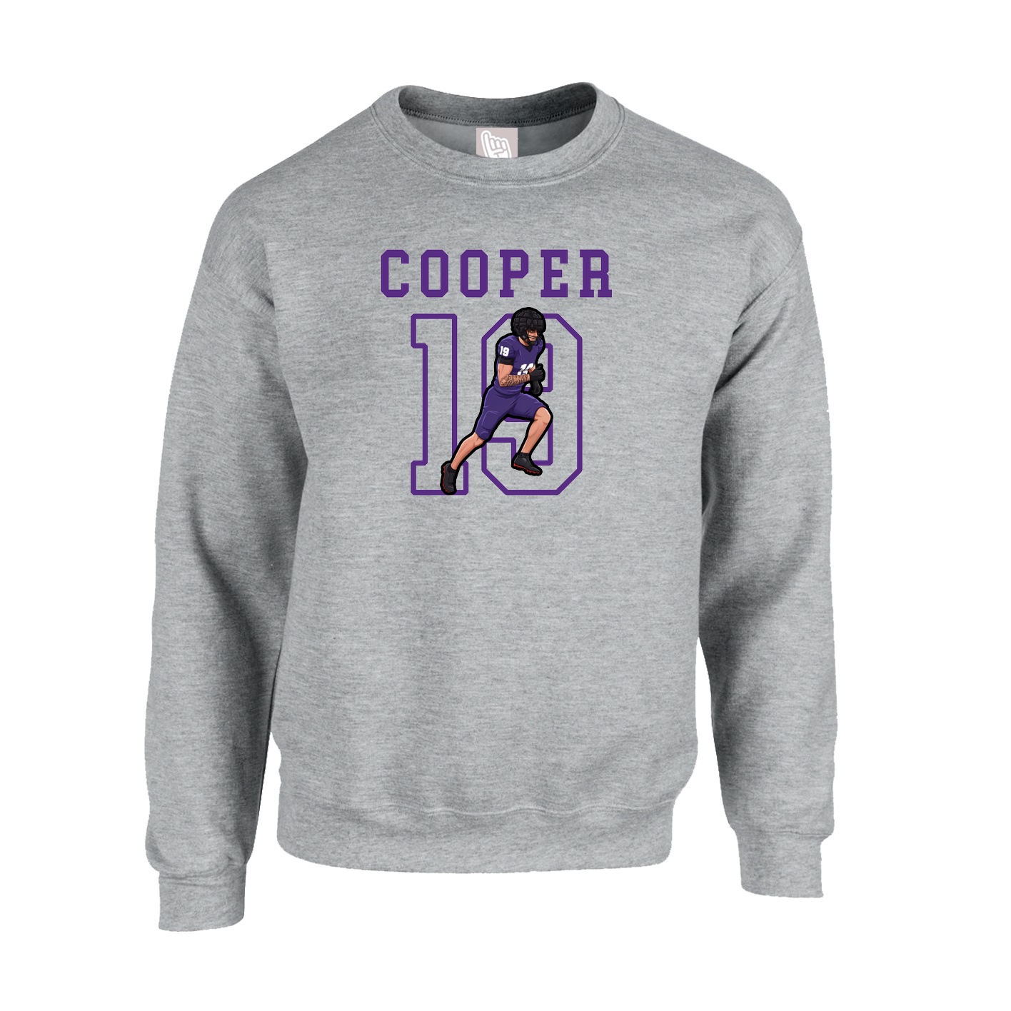 Fleece Crew — Shirsey in Grey