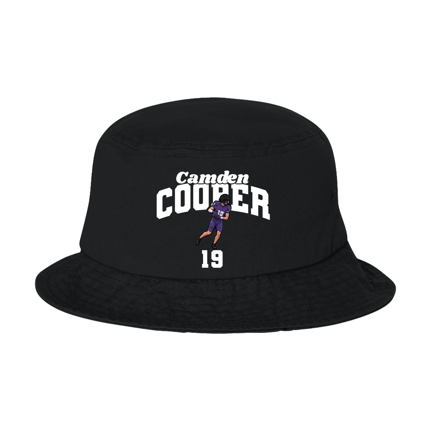 Bucket Cap — Signature Arch in Black