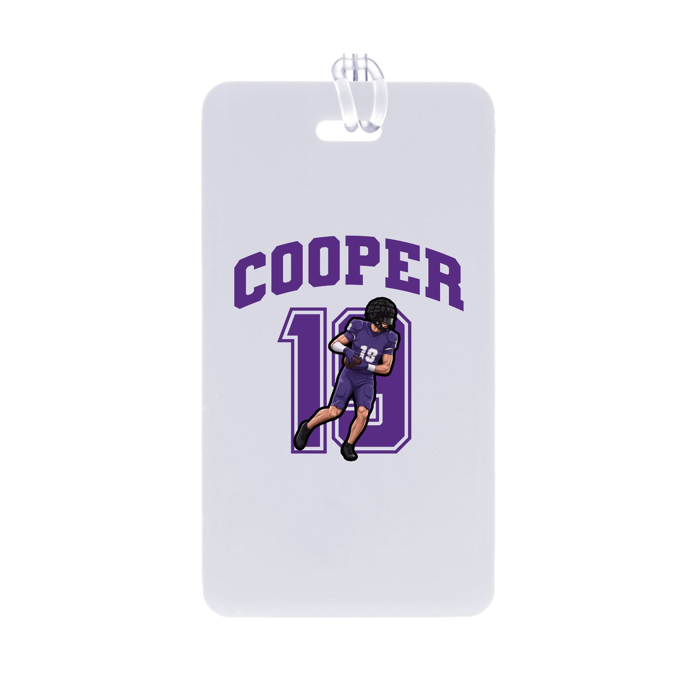 Bag Tag — Number in Classic
