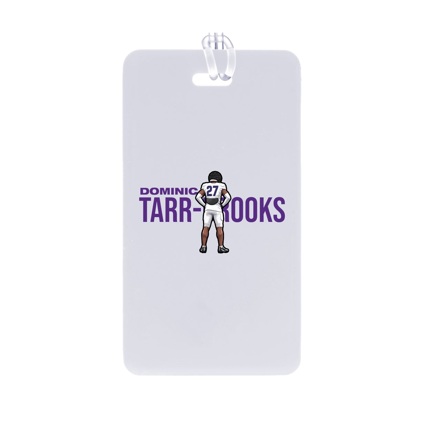 Bag Tag — Player Name in Classic