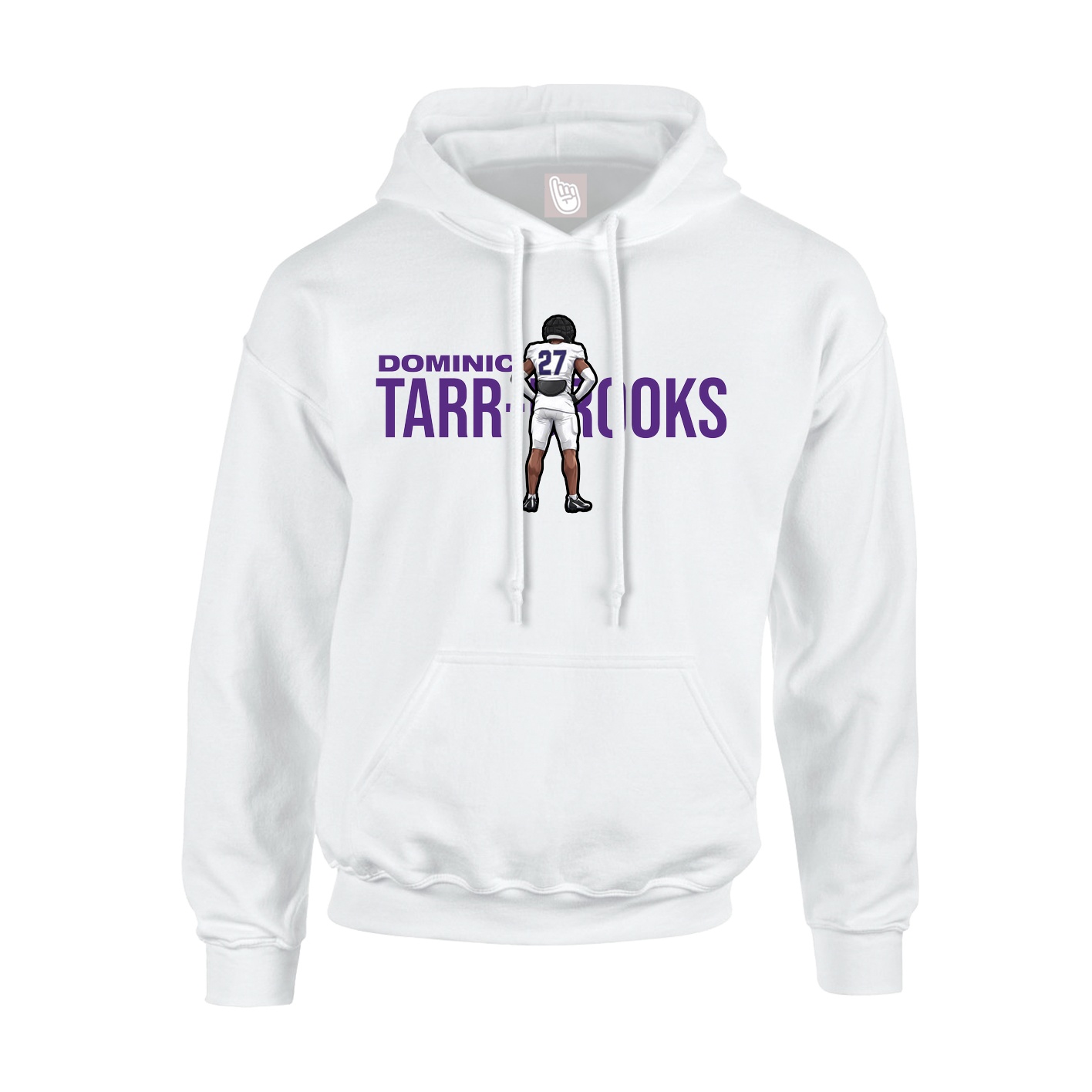 Hoodie — Player Name in White