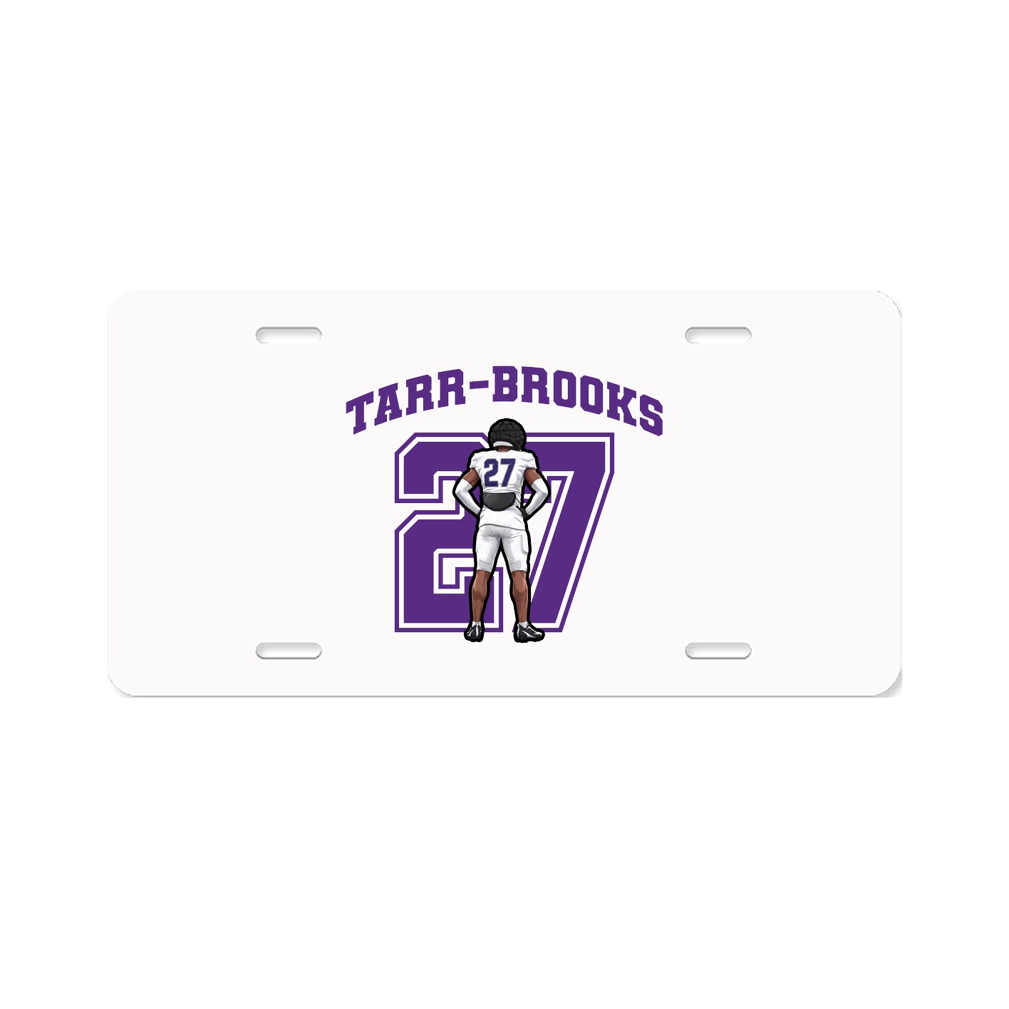 License Plate — Number in Classic
