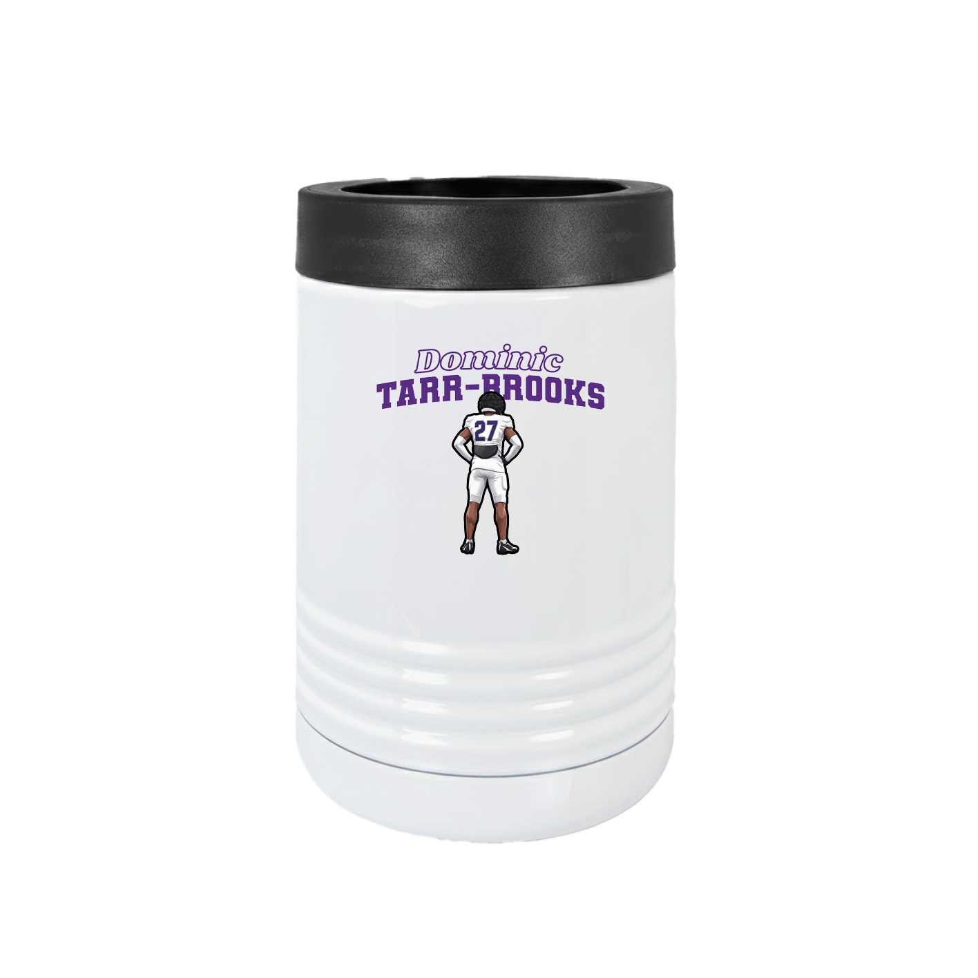 Beverage Holder — Name Arch in White