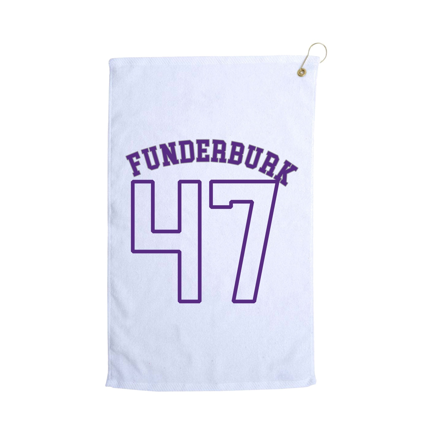 Golf Towel — Shirsey Arch in White