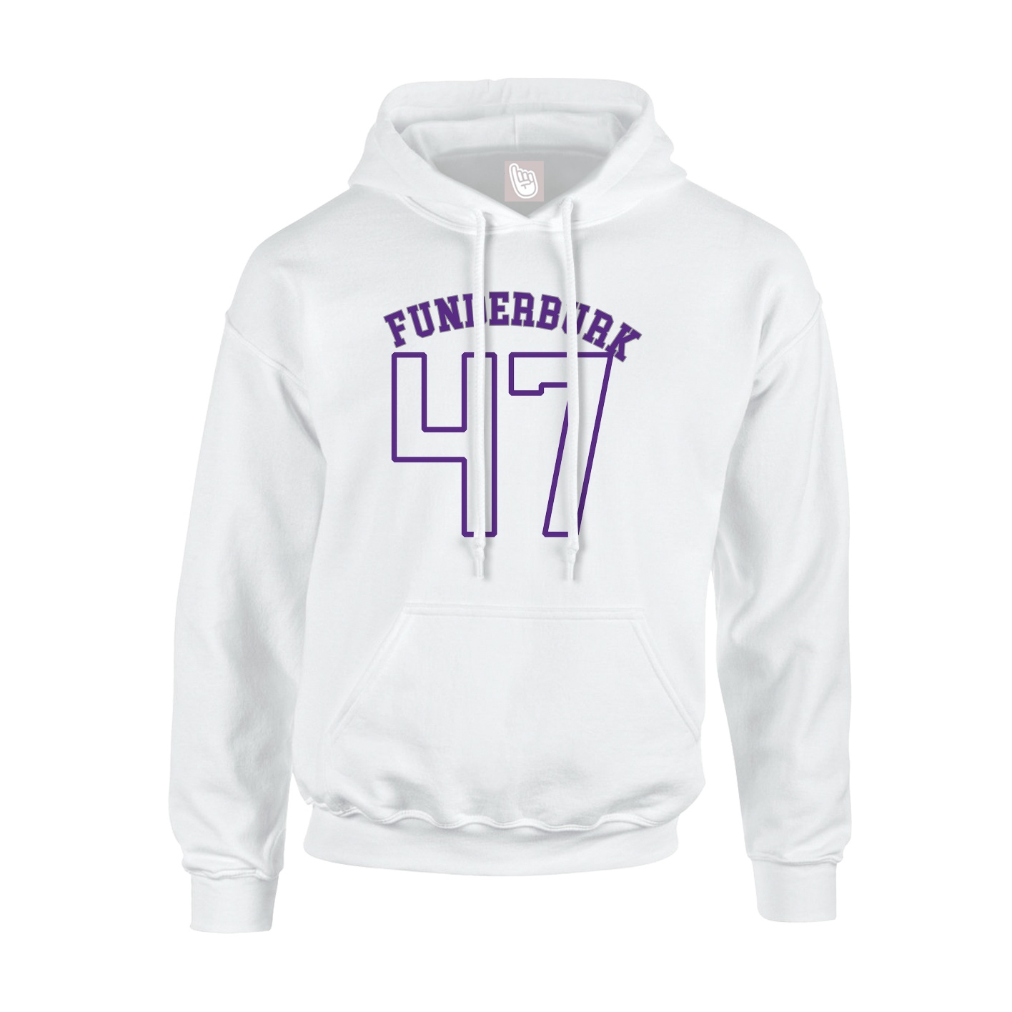 Hoodie — Shirsey Arch in White