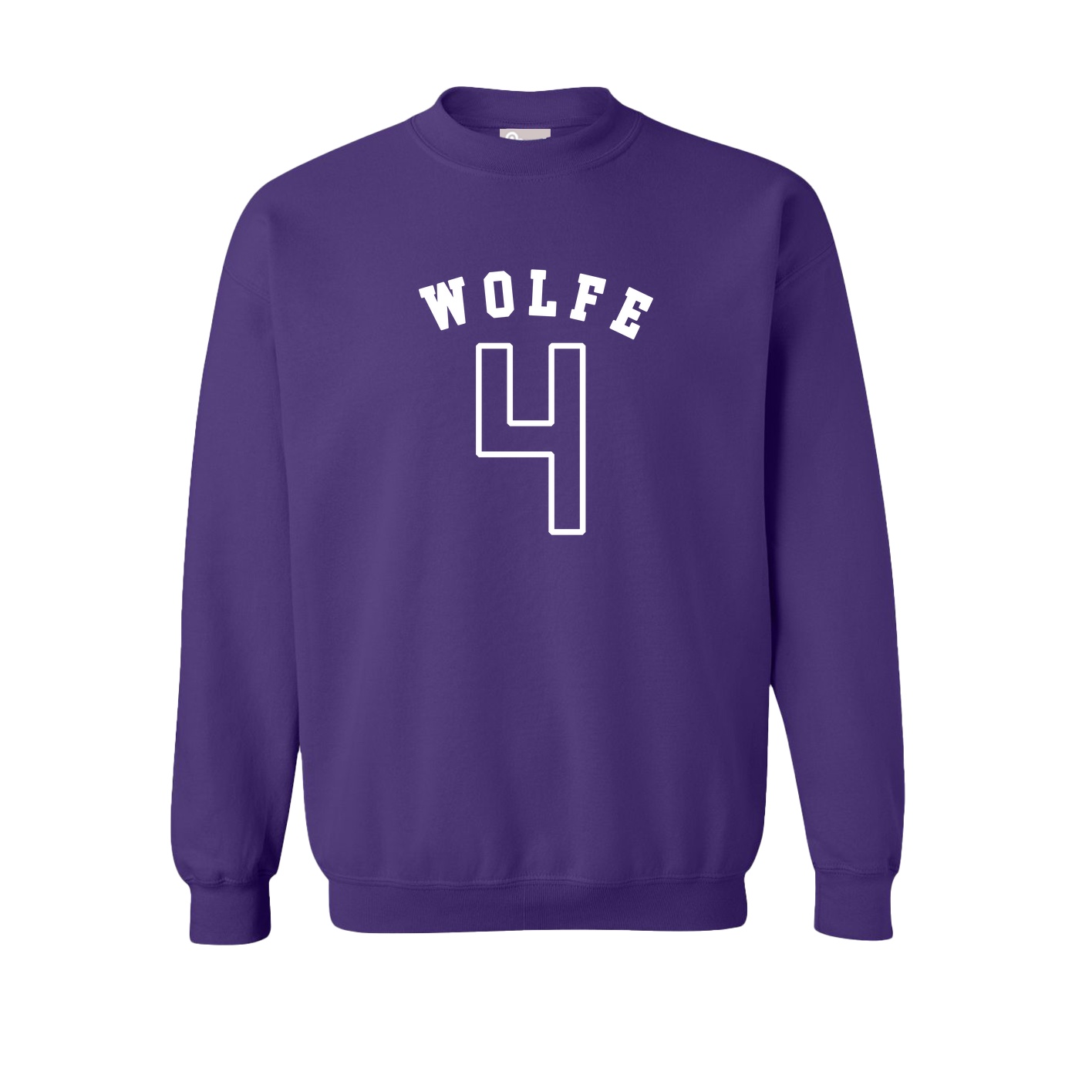 Fleece Crew — Shirsey Arch in Purple