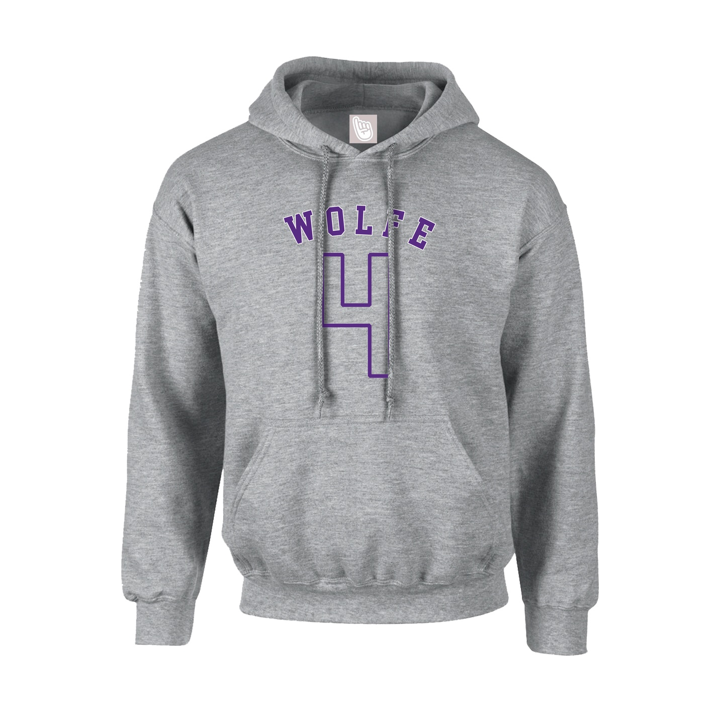 Youth Hoodie — Shirsey Arch in Grey