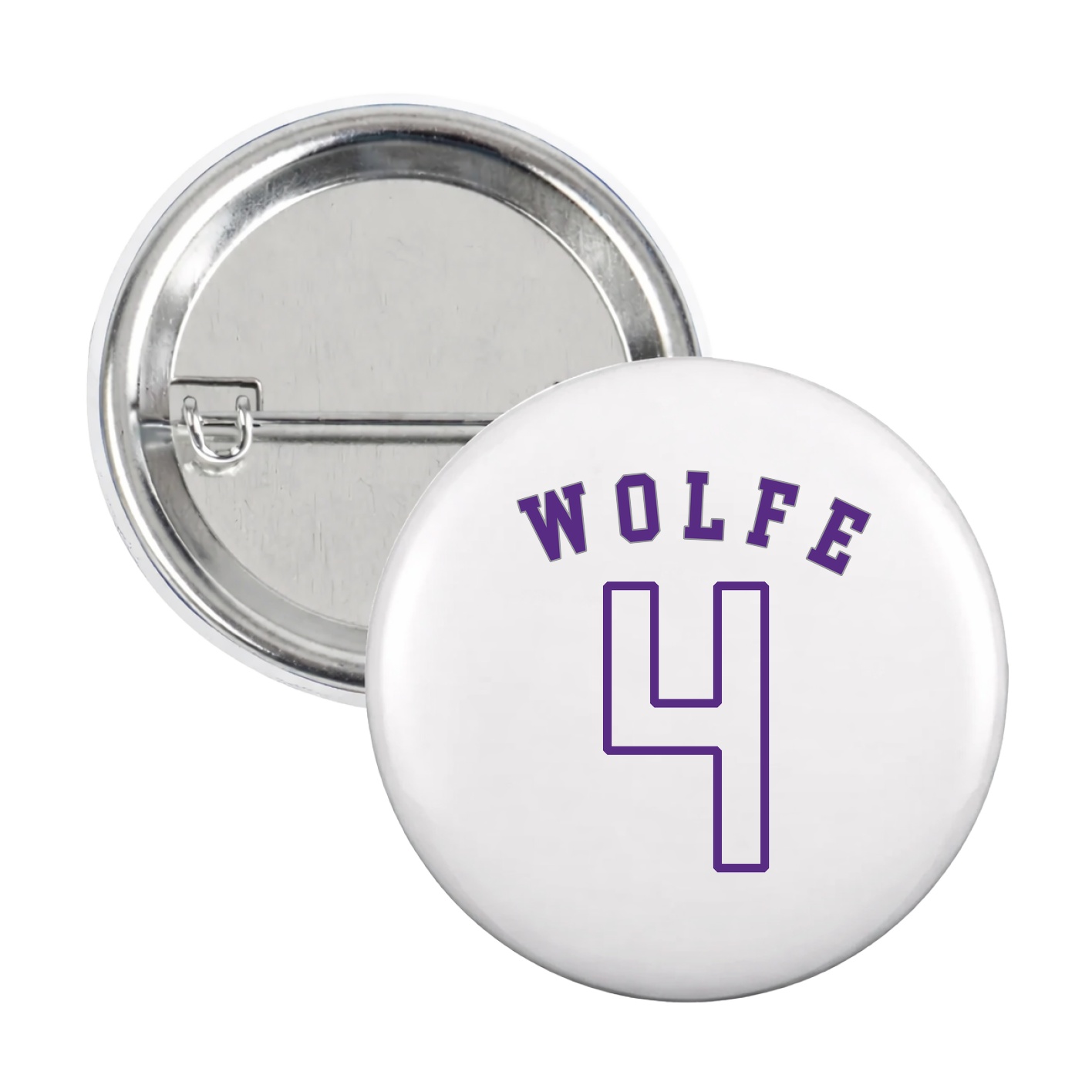Game Day Button — Shirsey Arch in White