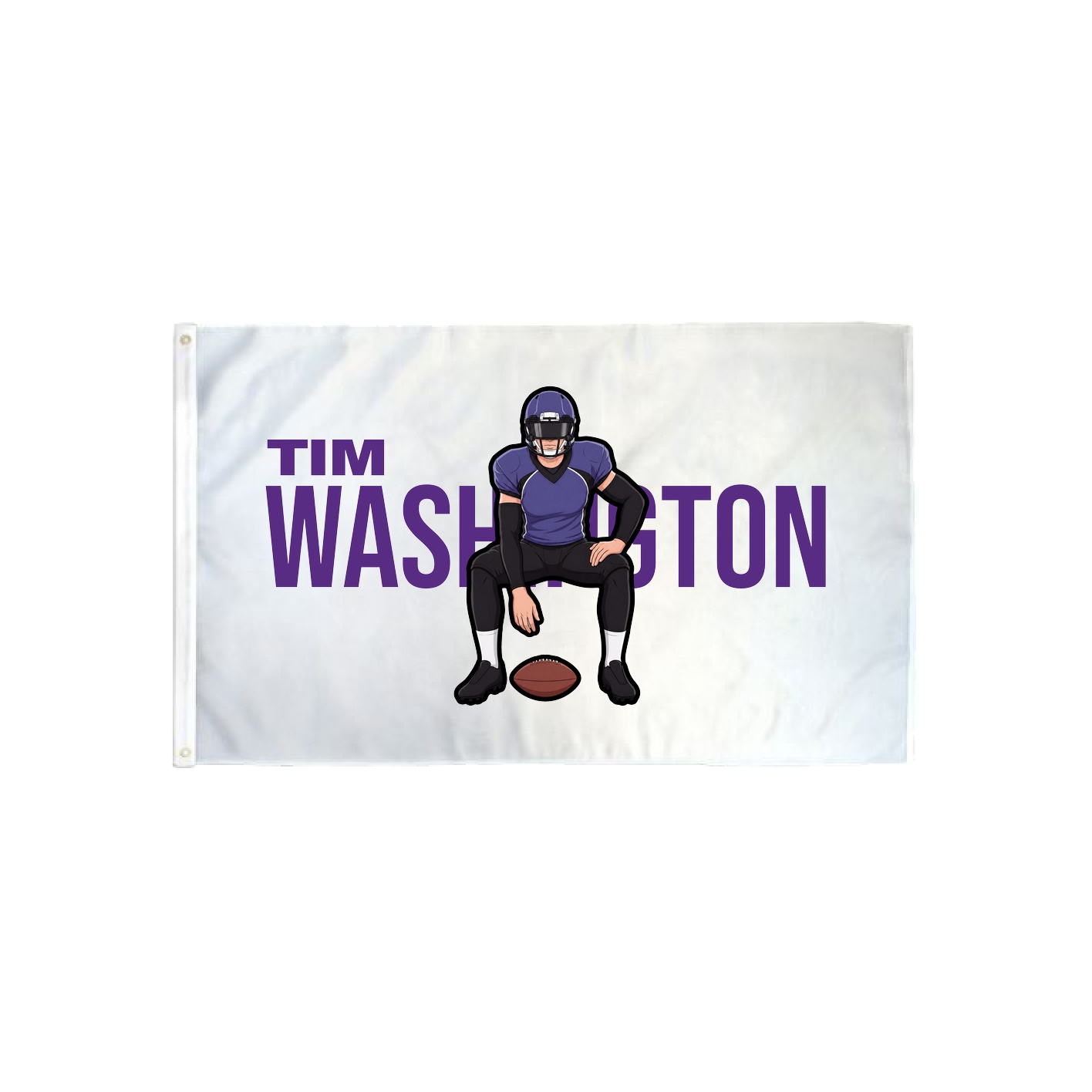 3x5 Flag — Player Name in Classic