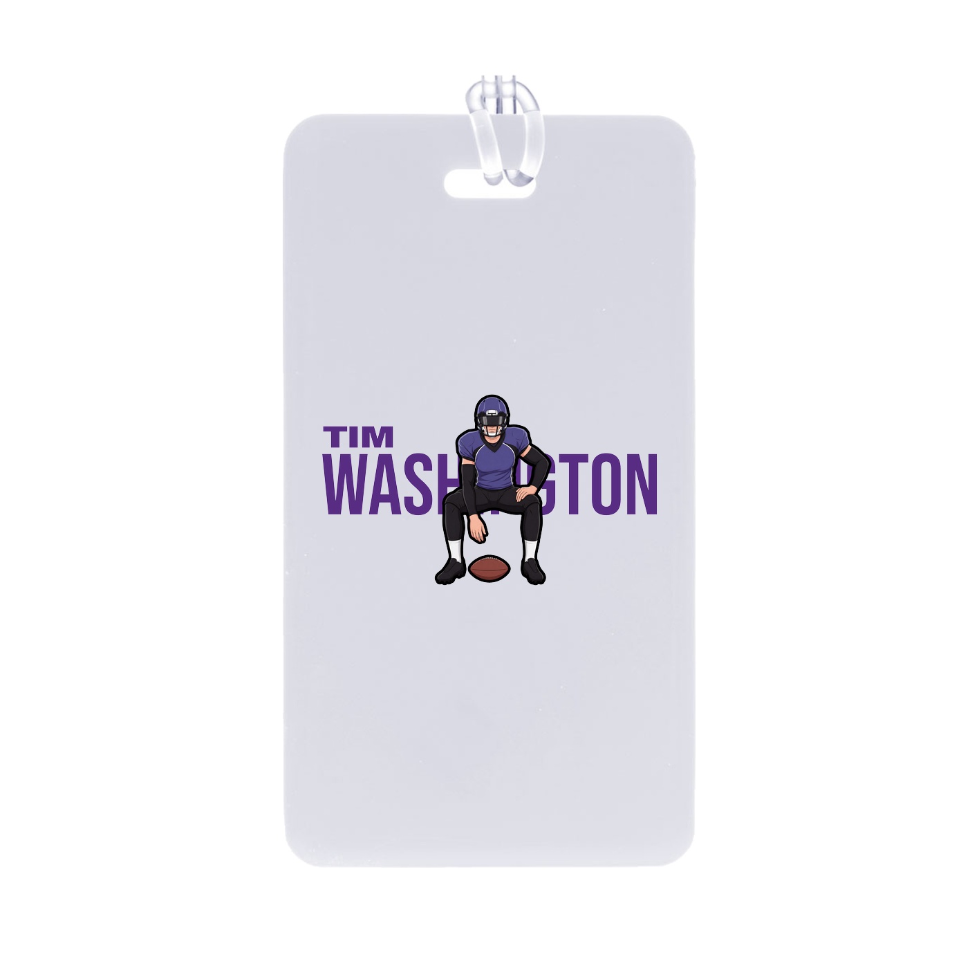 Bag Tag — Player Name in Classic