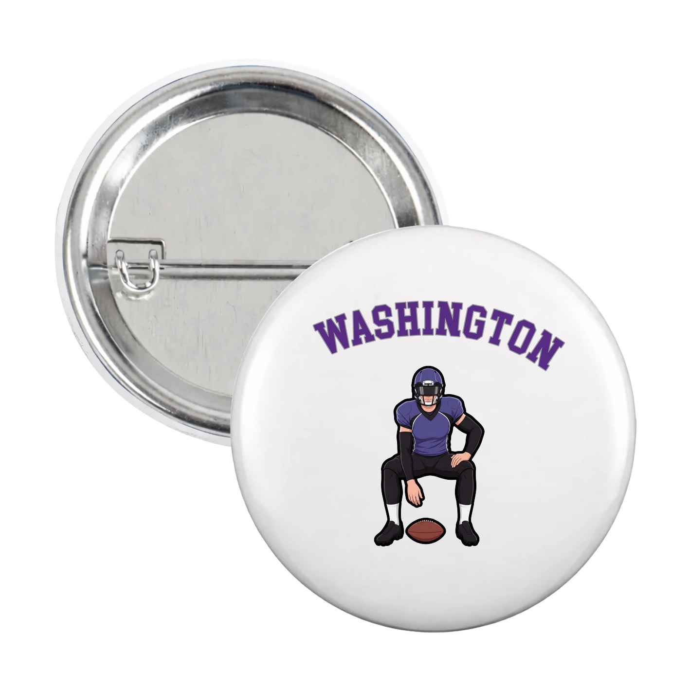 Game Day Button — Shirsey Arch in White