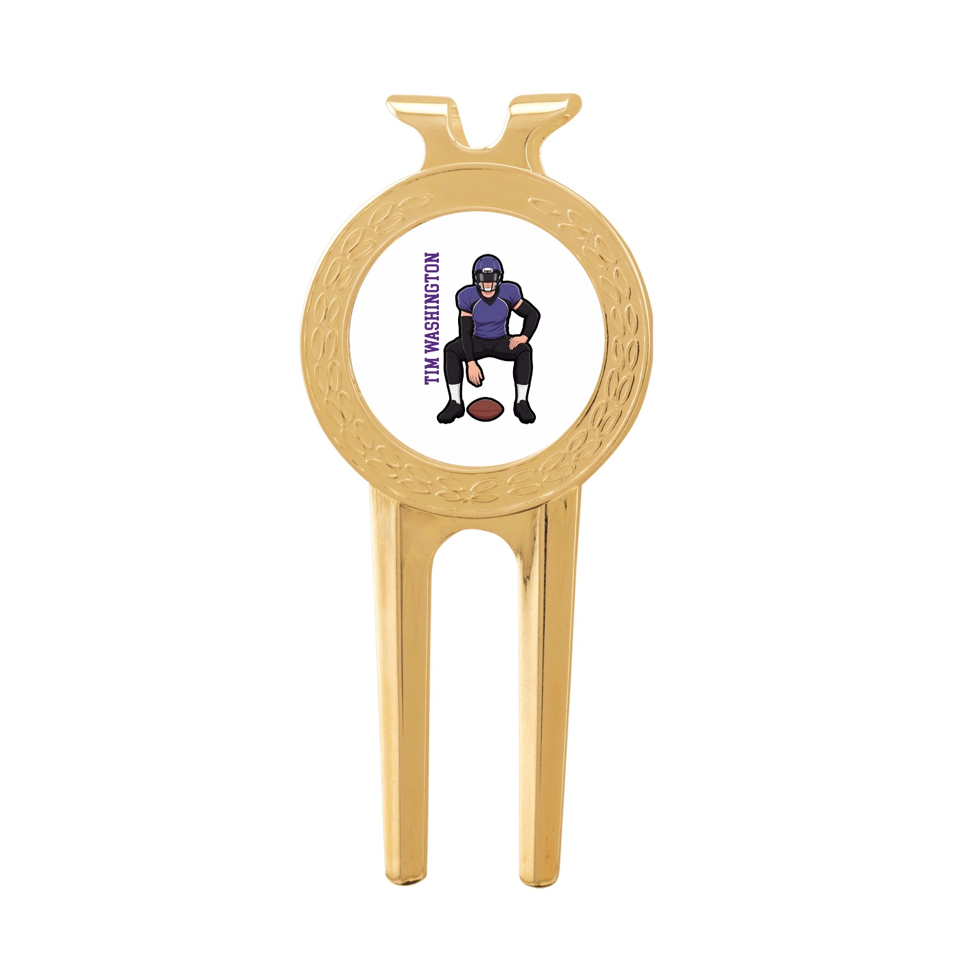 Divot Tool with Ball Marker — Name Vertical in Classic