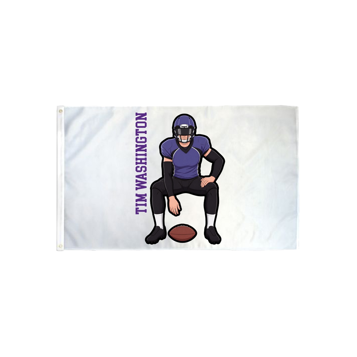 3x5 Flag — Name Vertical in Classic