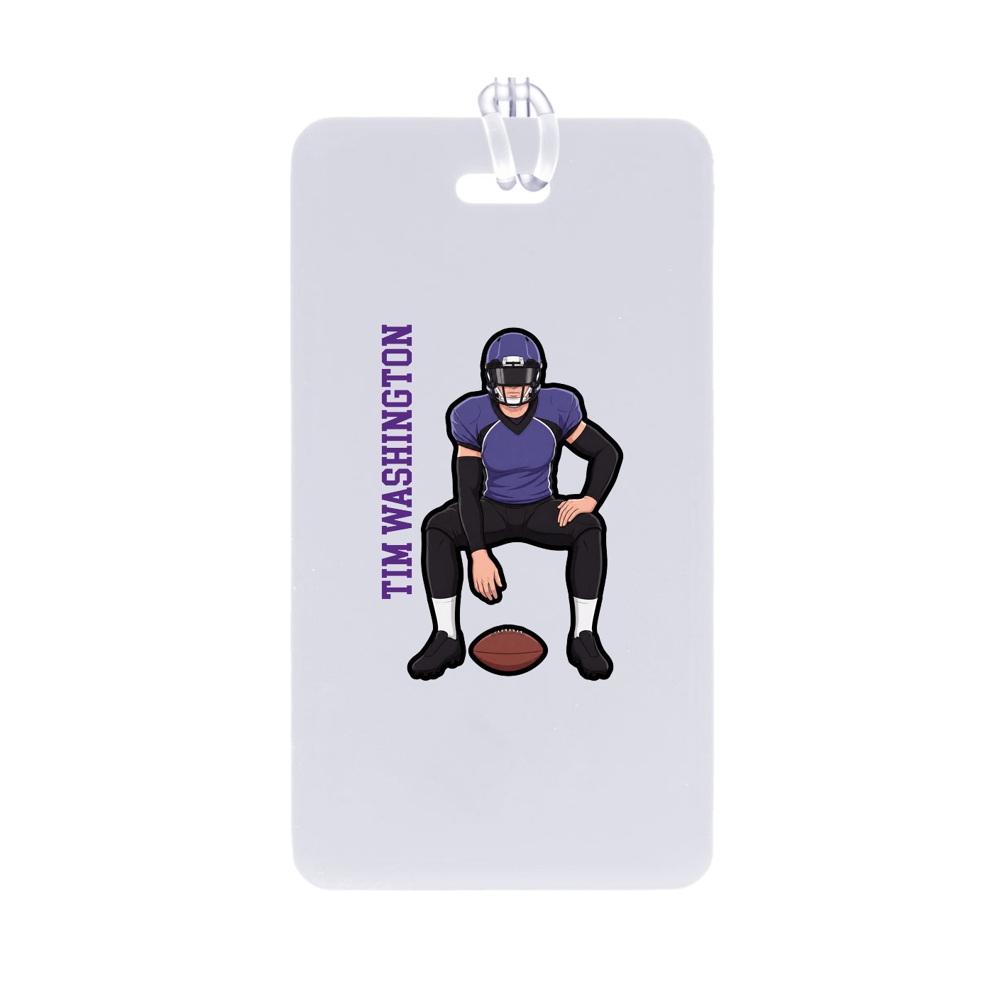 Bag Tag — Name Vertical in Classic