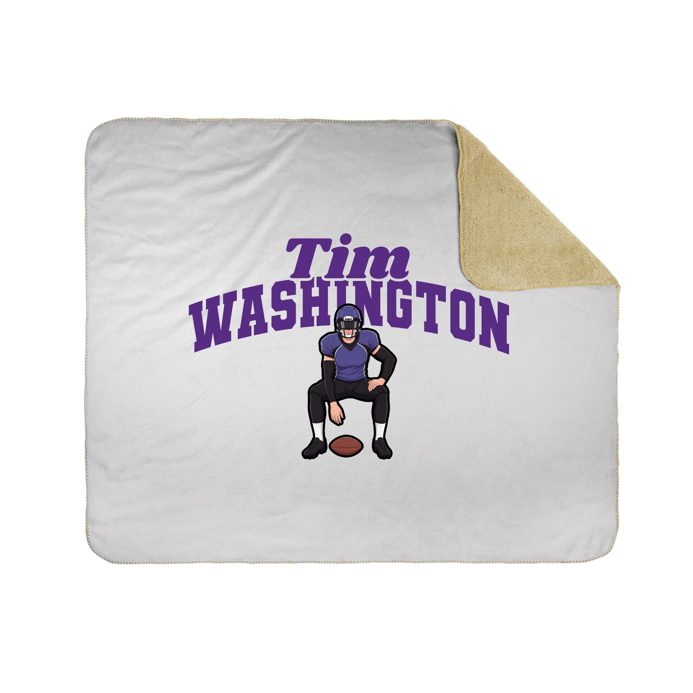 Throw Blanket — Signature Arch in White