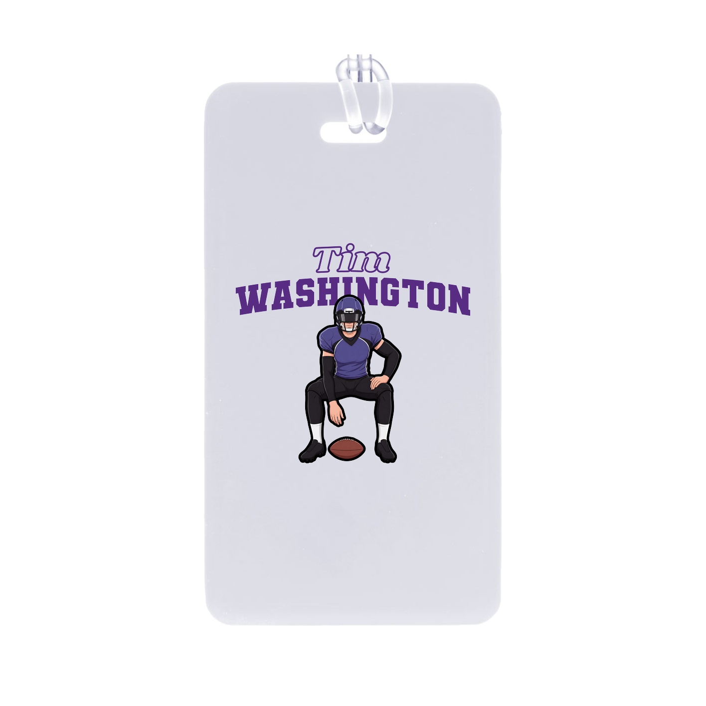 Bag Tag — Name Arch in Classic