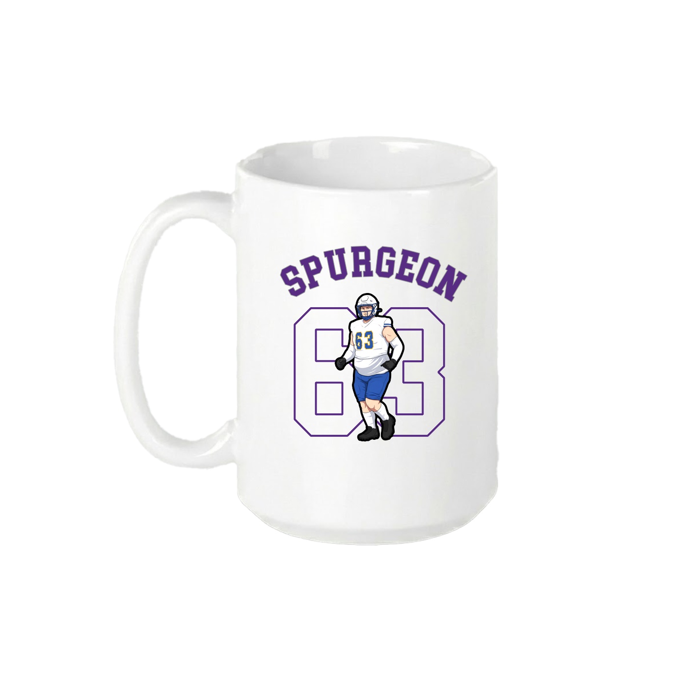 15oz Coffee Mug — Shirsey Arch in White