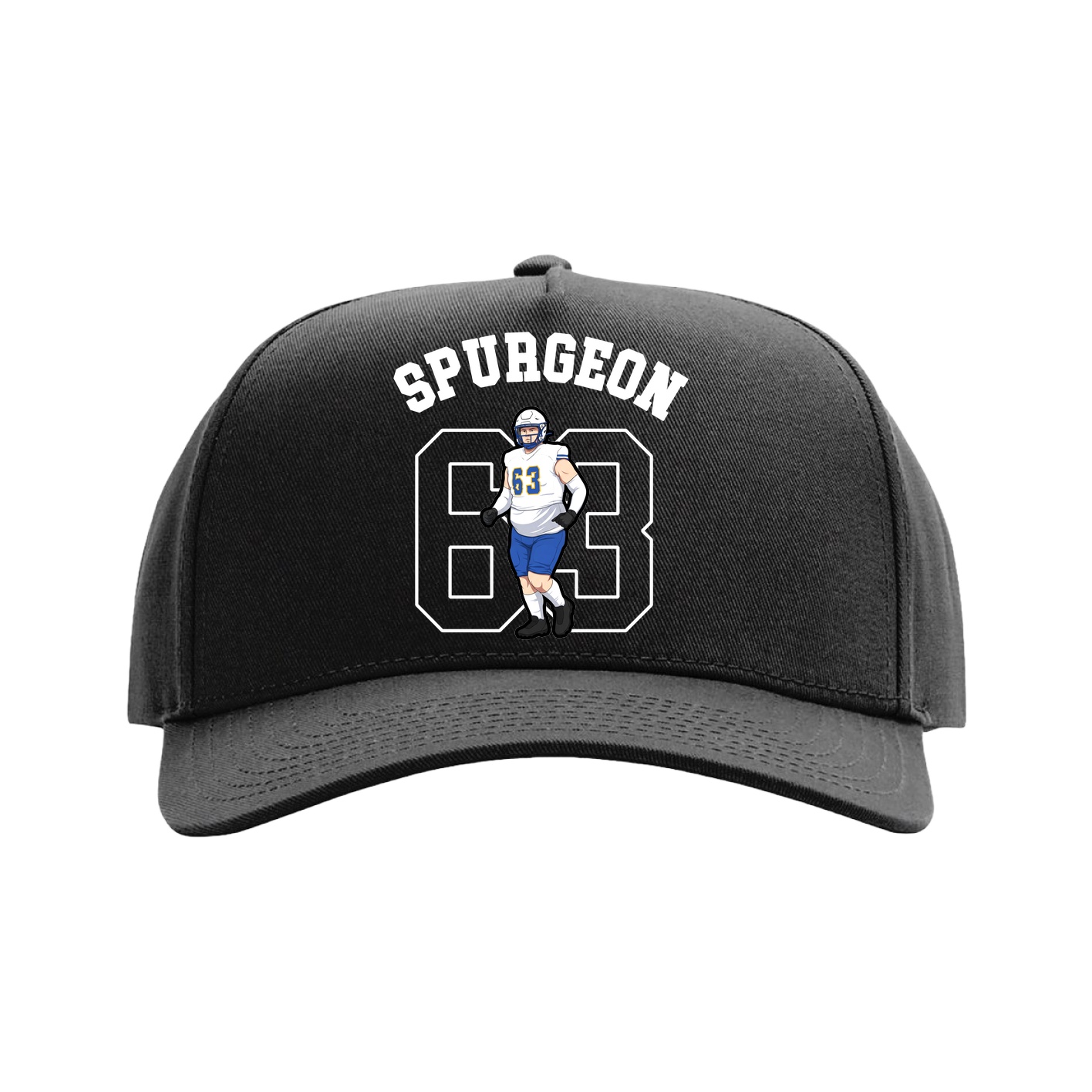 Full Fabric Five-Panel Champ Cap
