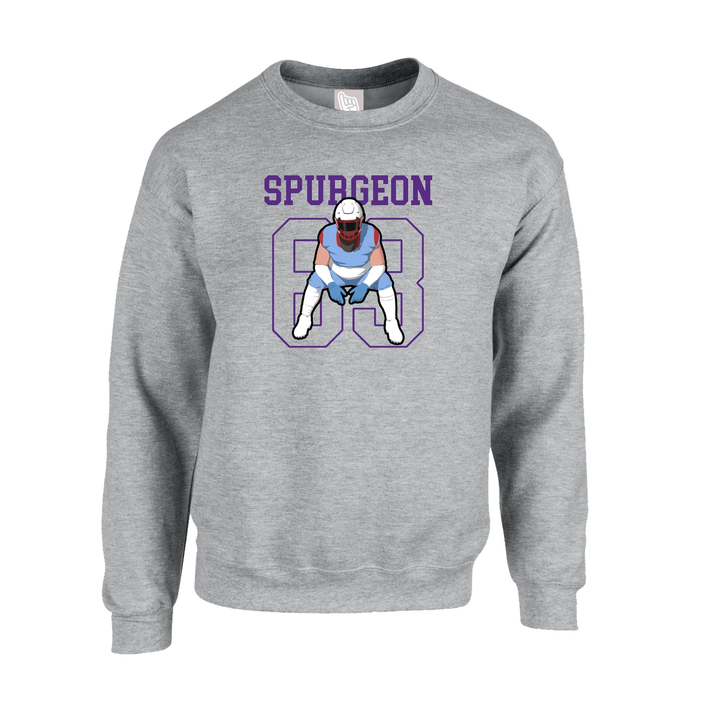 Fleece Crew — Shirsey in Grey