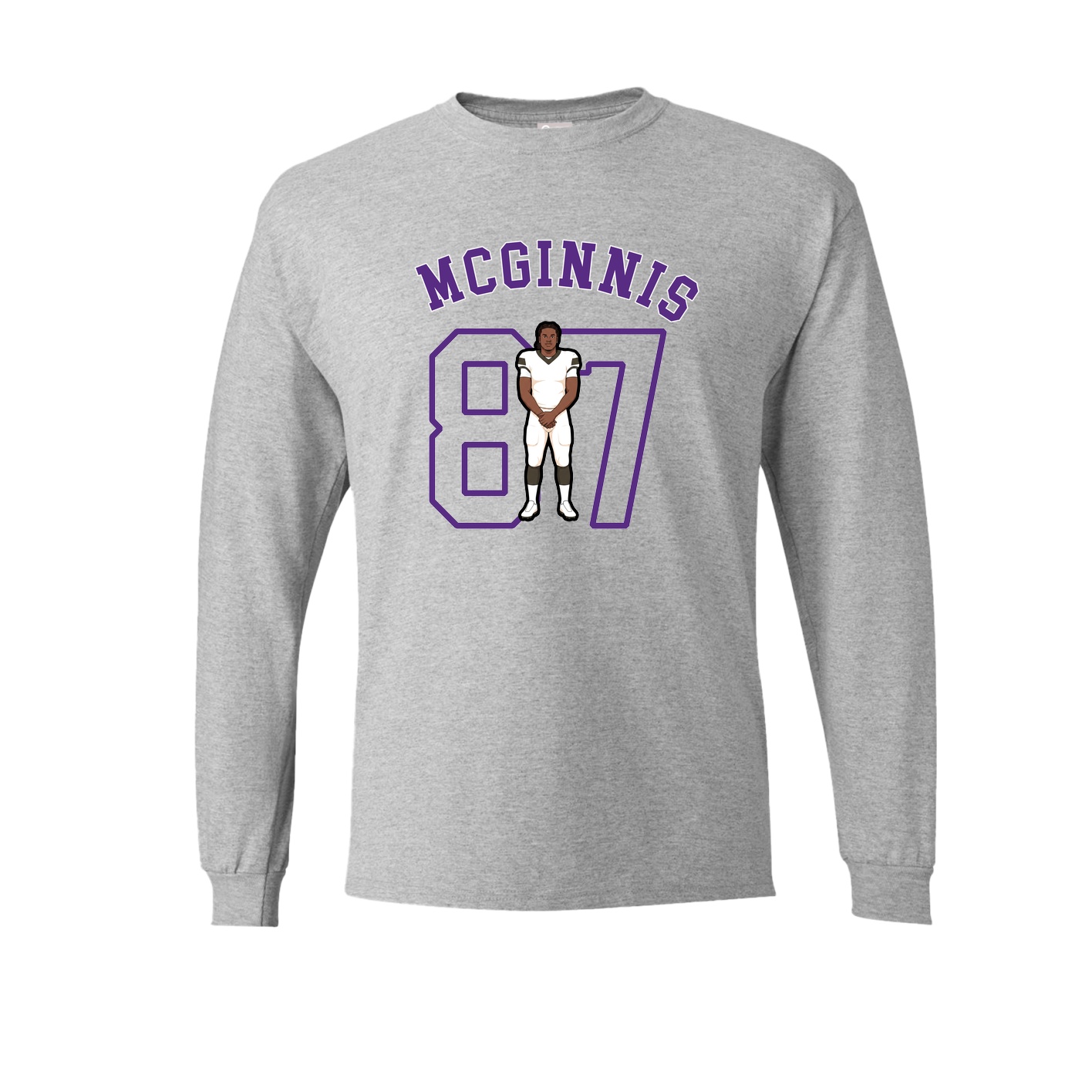 Long Sleeve Tee — Shirsey Arch in Grey
