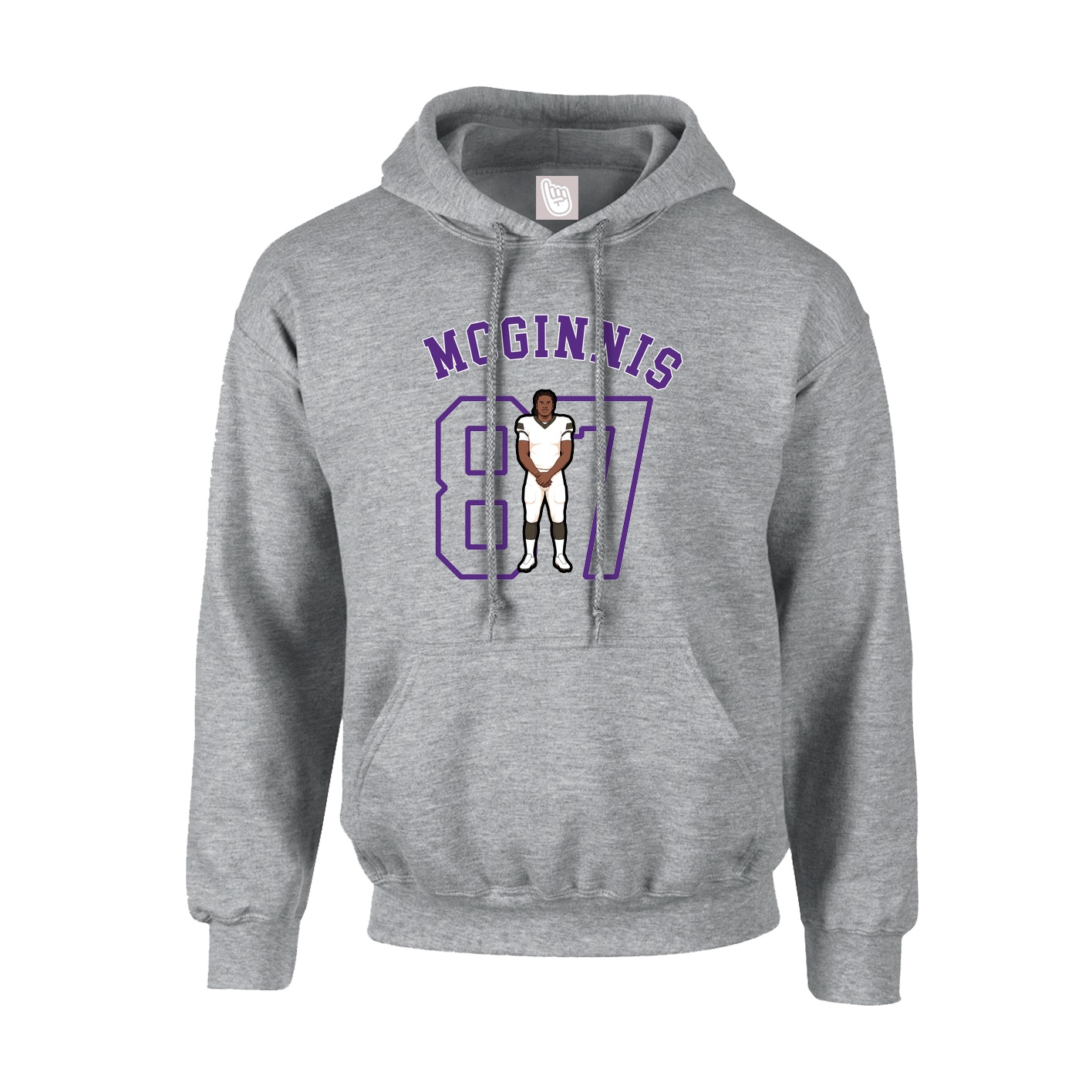 Hoodie — Shirsey Arch in Grey