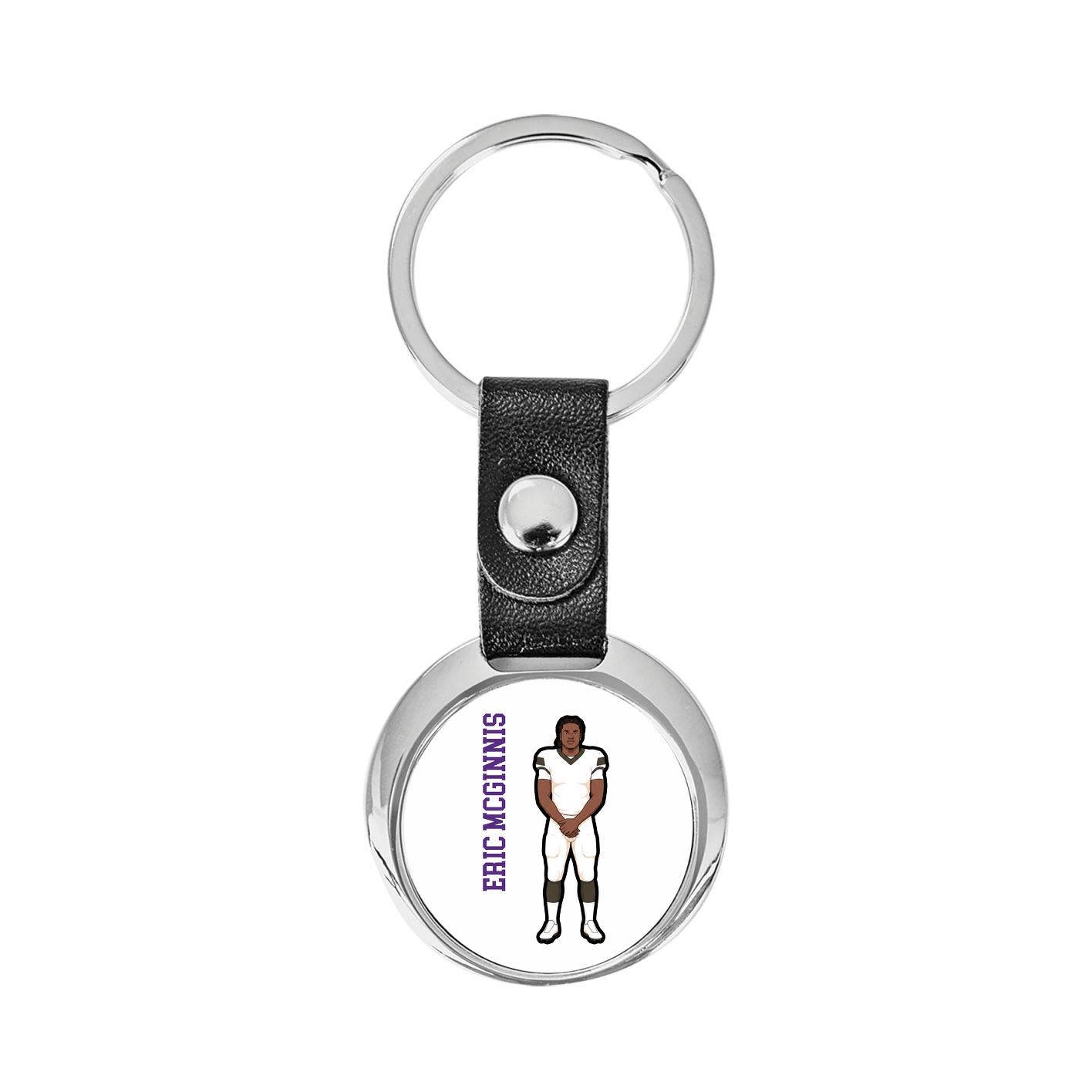 Key Chain — Name Vertical in Classic