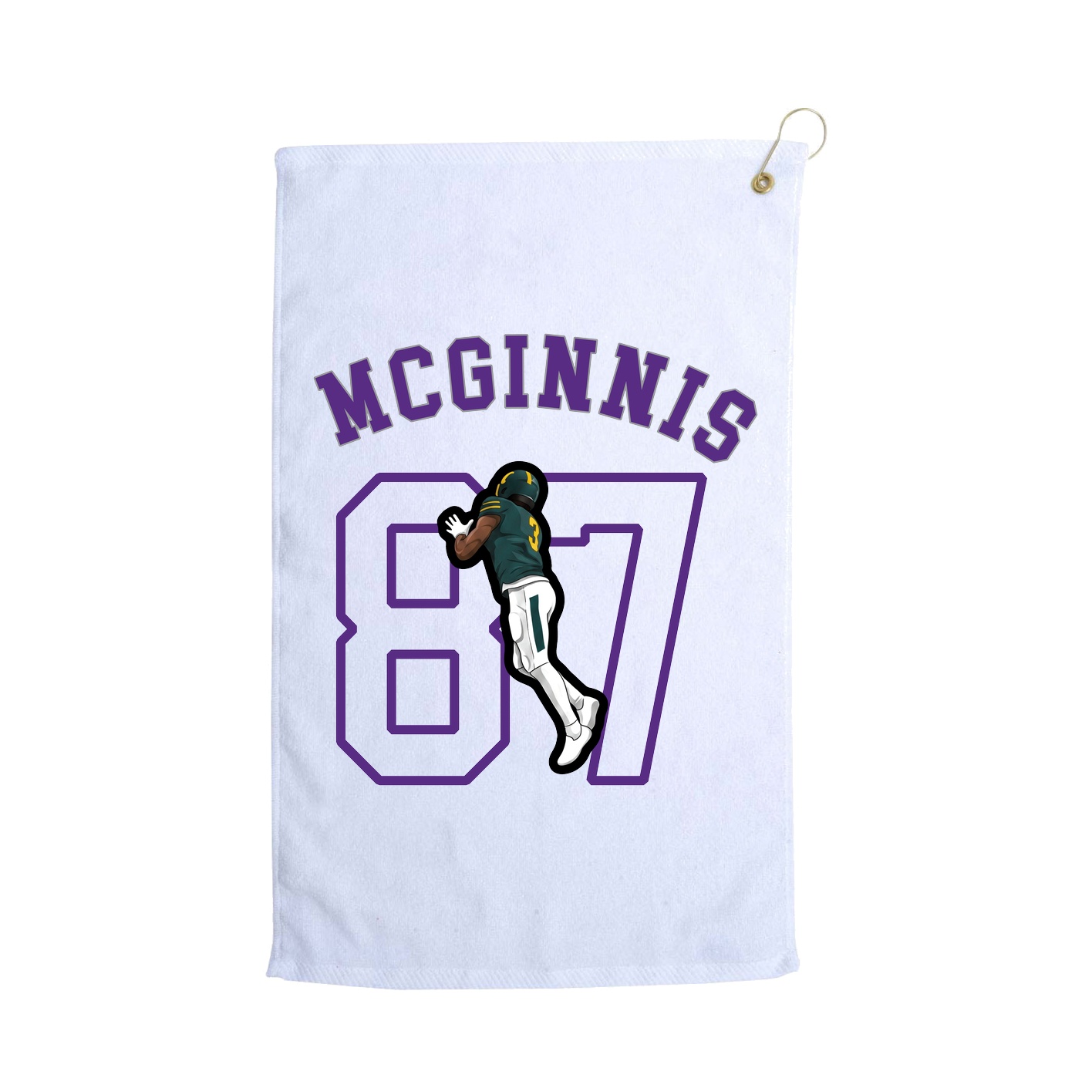 Golf Towel — Shirsey Arch in White