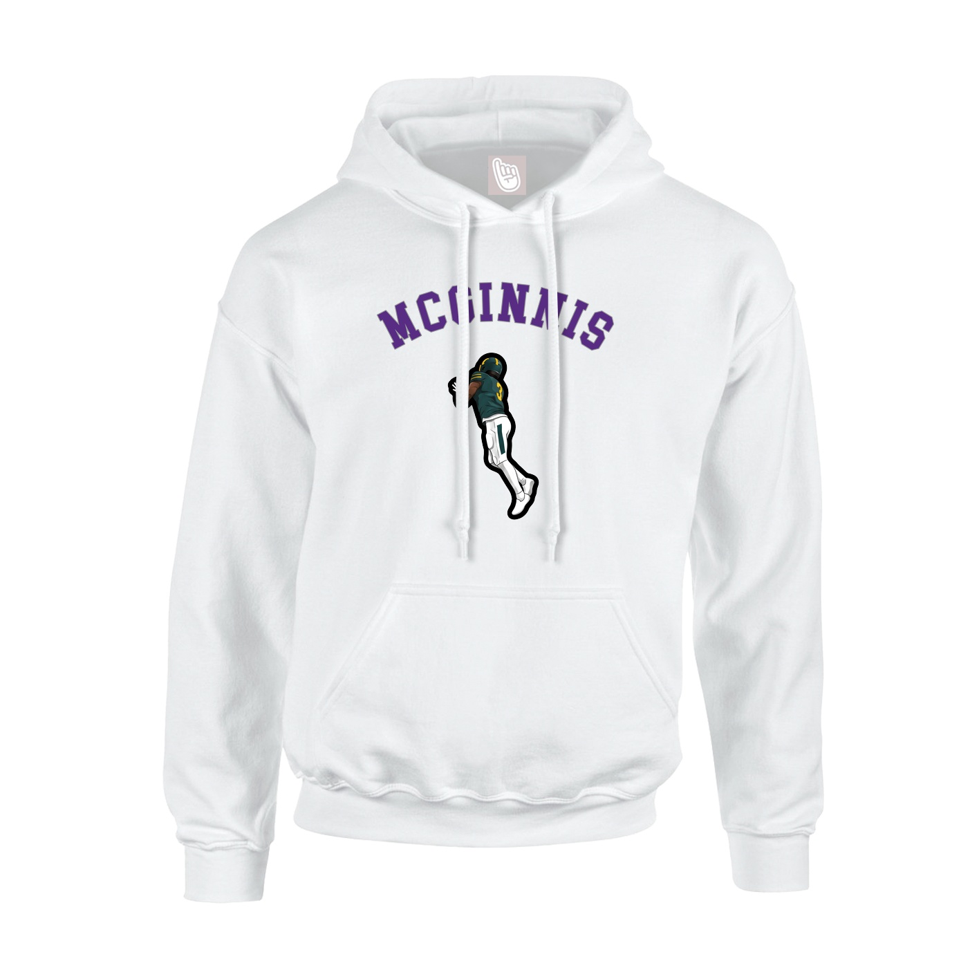 Hoodie — Shirsey Arch in White