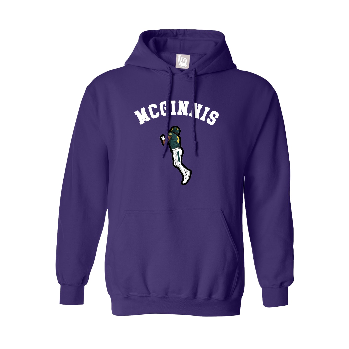 Youth Hoodie — Shirsey Arch in Purple