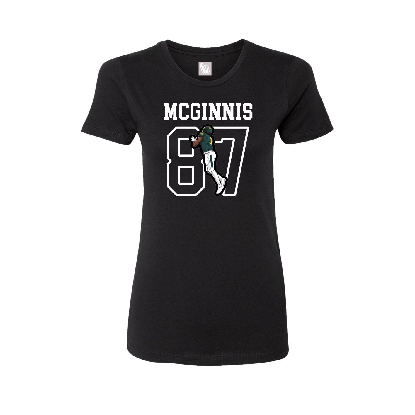 Fitted Women's Tee — Shirsey in Black