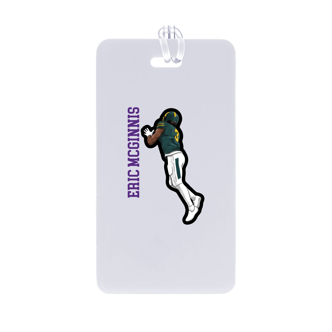 Bag Tag — Name Vertical in Classic