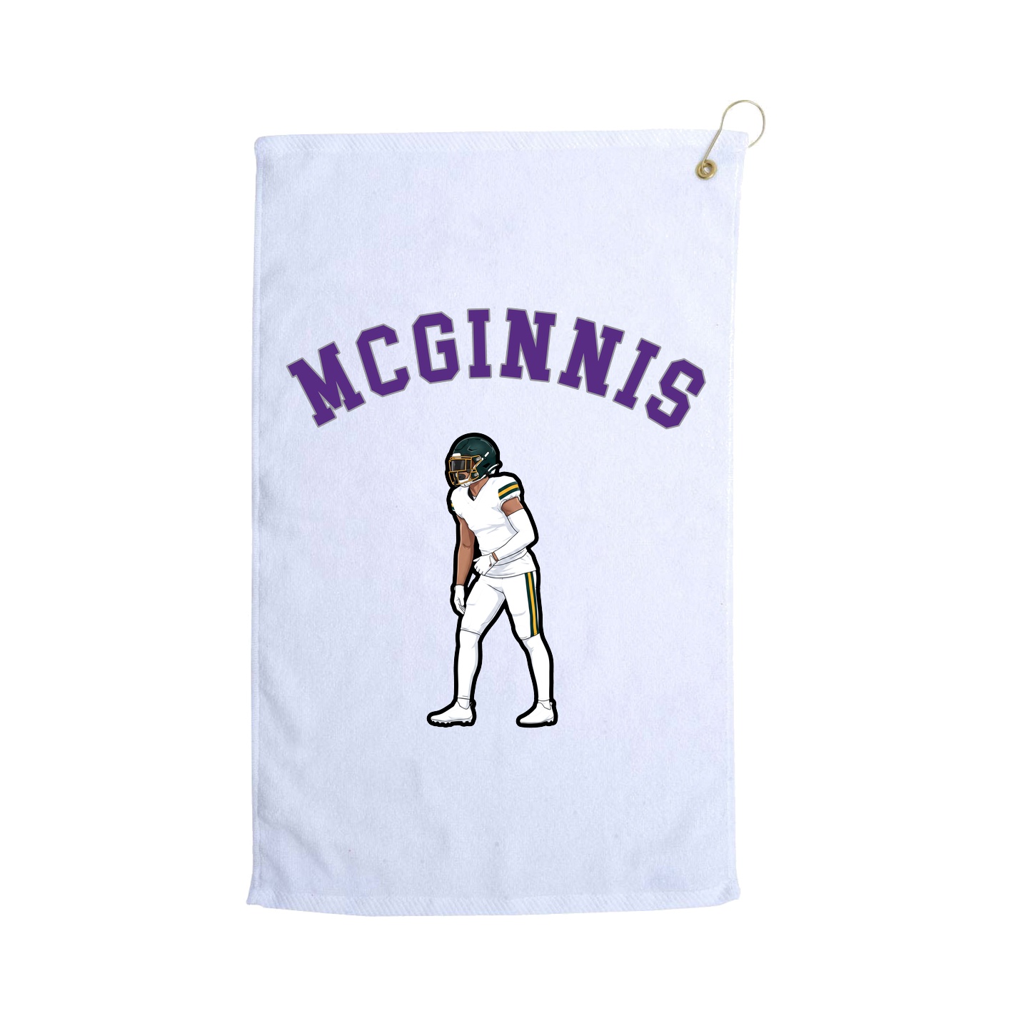 Golf Towel — Shirsey Arch in White