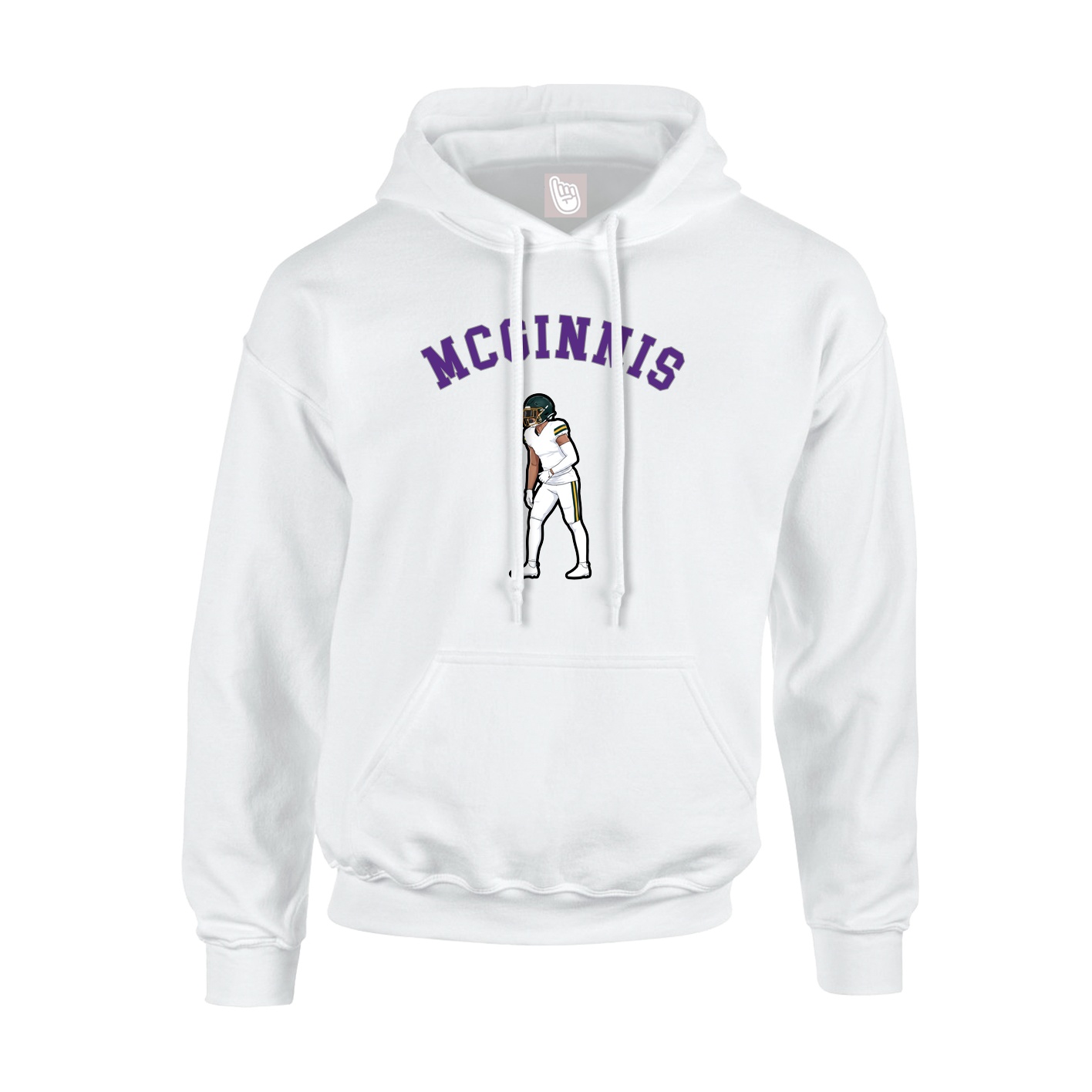 Hoodie — Shirsey Arch in White