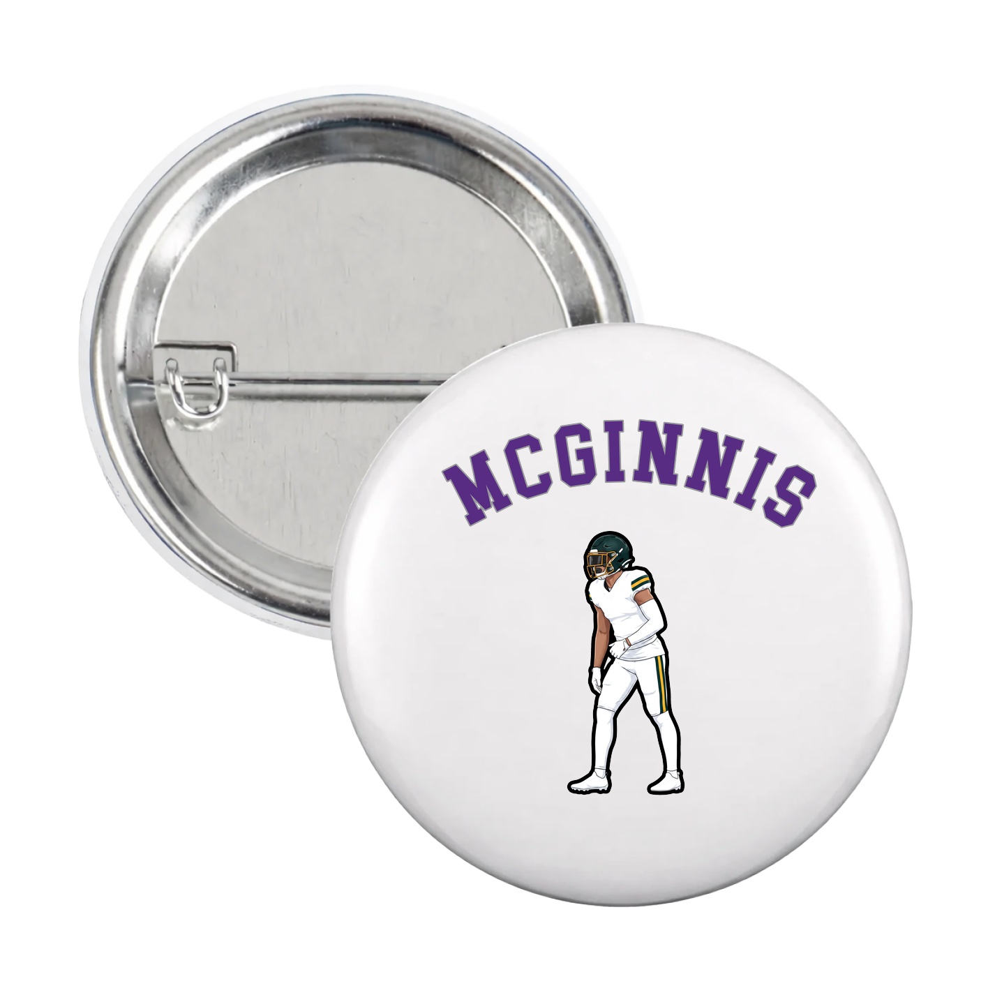 Game Day Button — Shirsey Arch in White