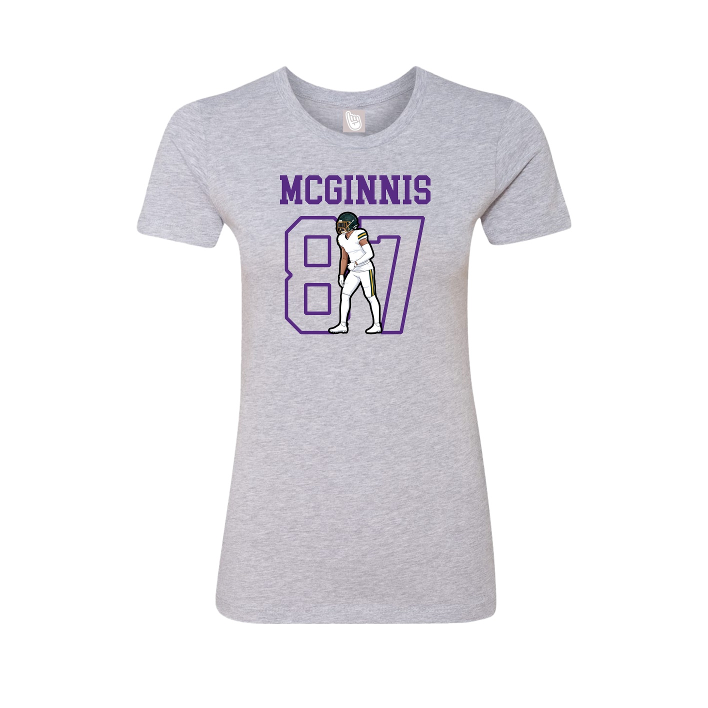 Fitted Women's Tee — Shirsey in Grey
