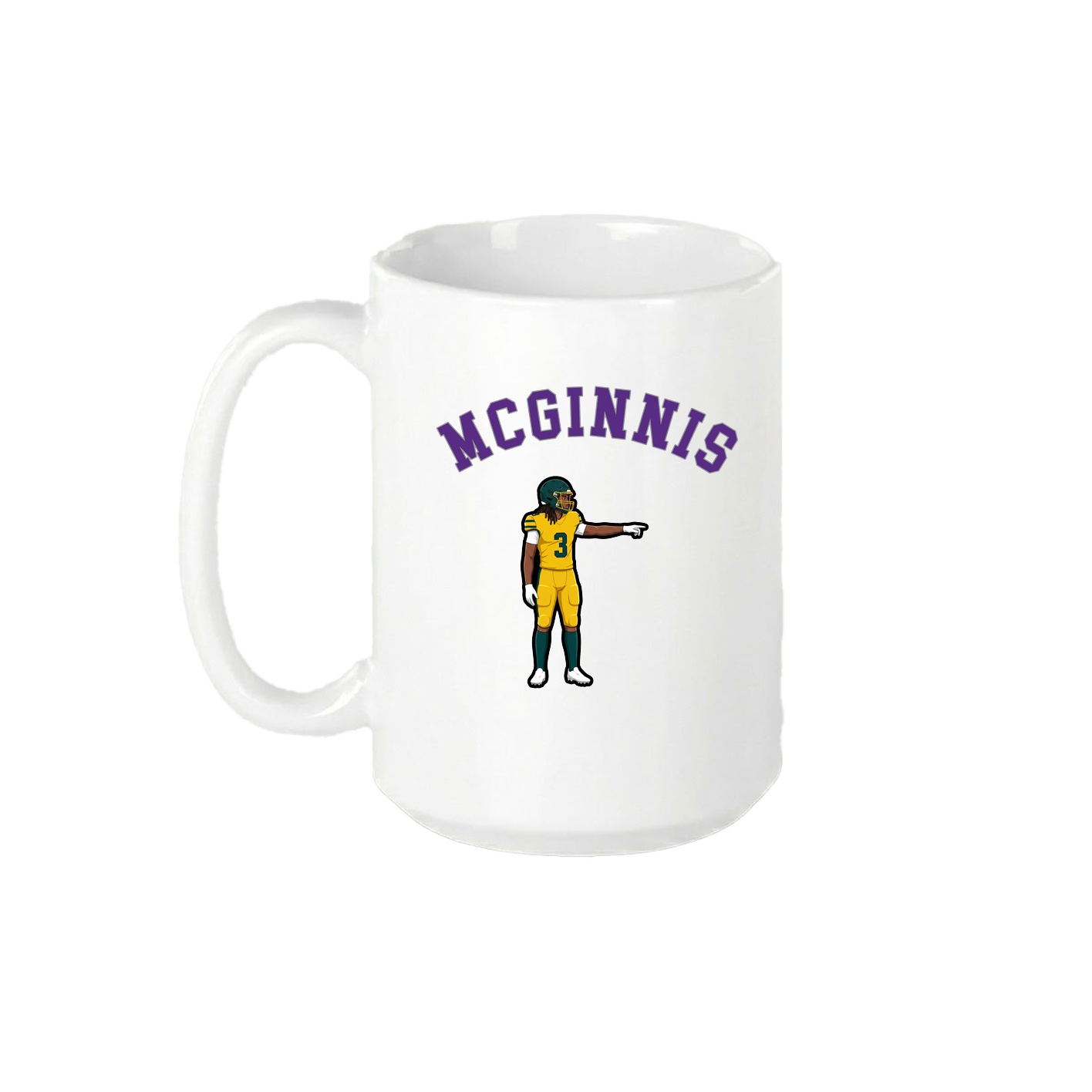 15oz Coffee Mug — Shirsey Arch in White