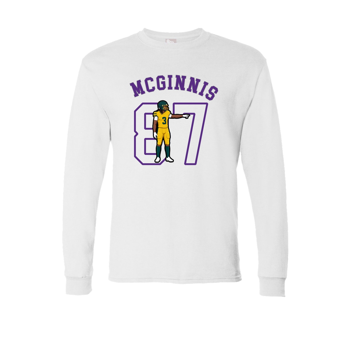 Long Sleeve Tee — Shirsey Arch in White