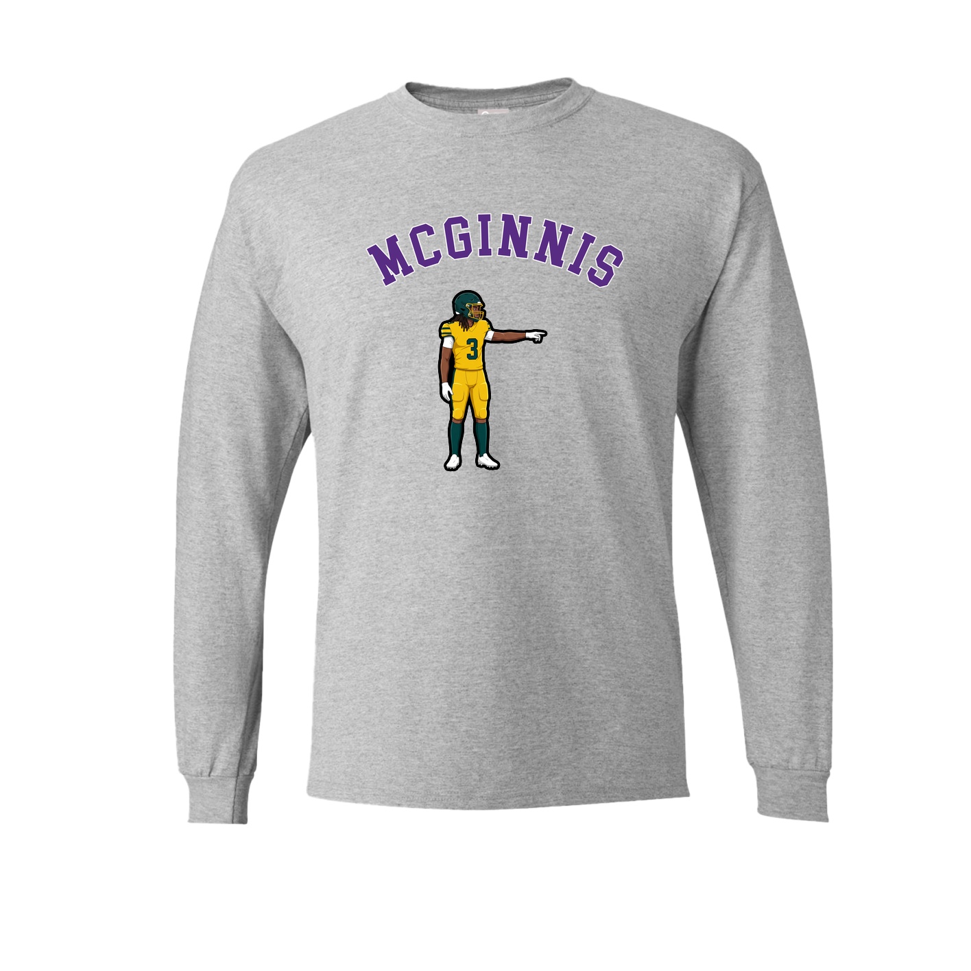 Long Sleeve Tee — Shirsey Arch in Grey