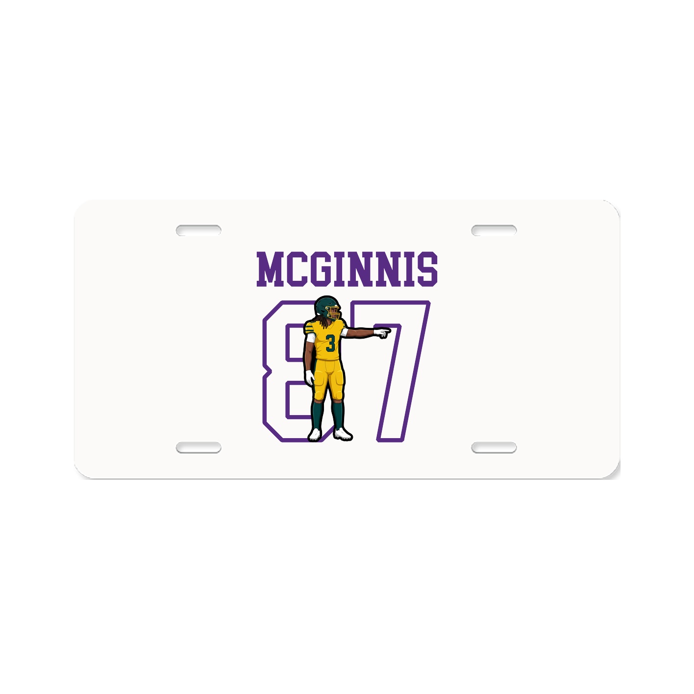 License Plate — Shirsey in Classic