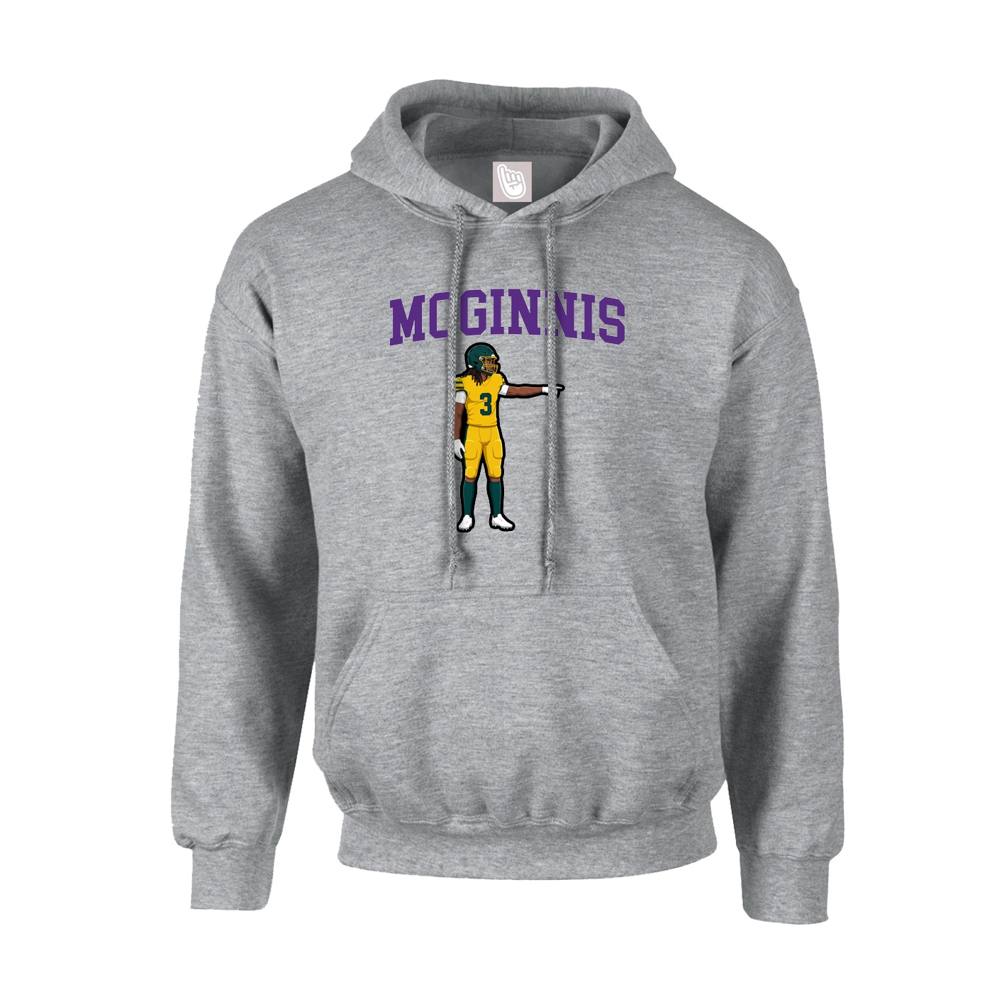 Hoodie — Shirsey in Grey