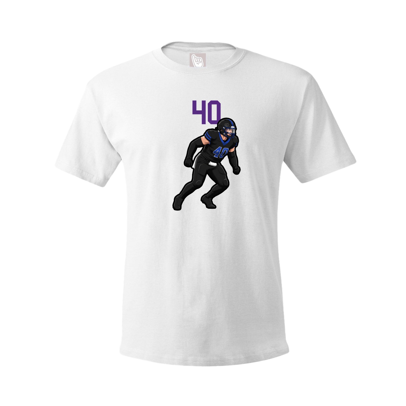 Tee — Number Top in White