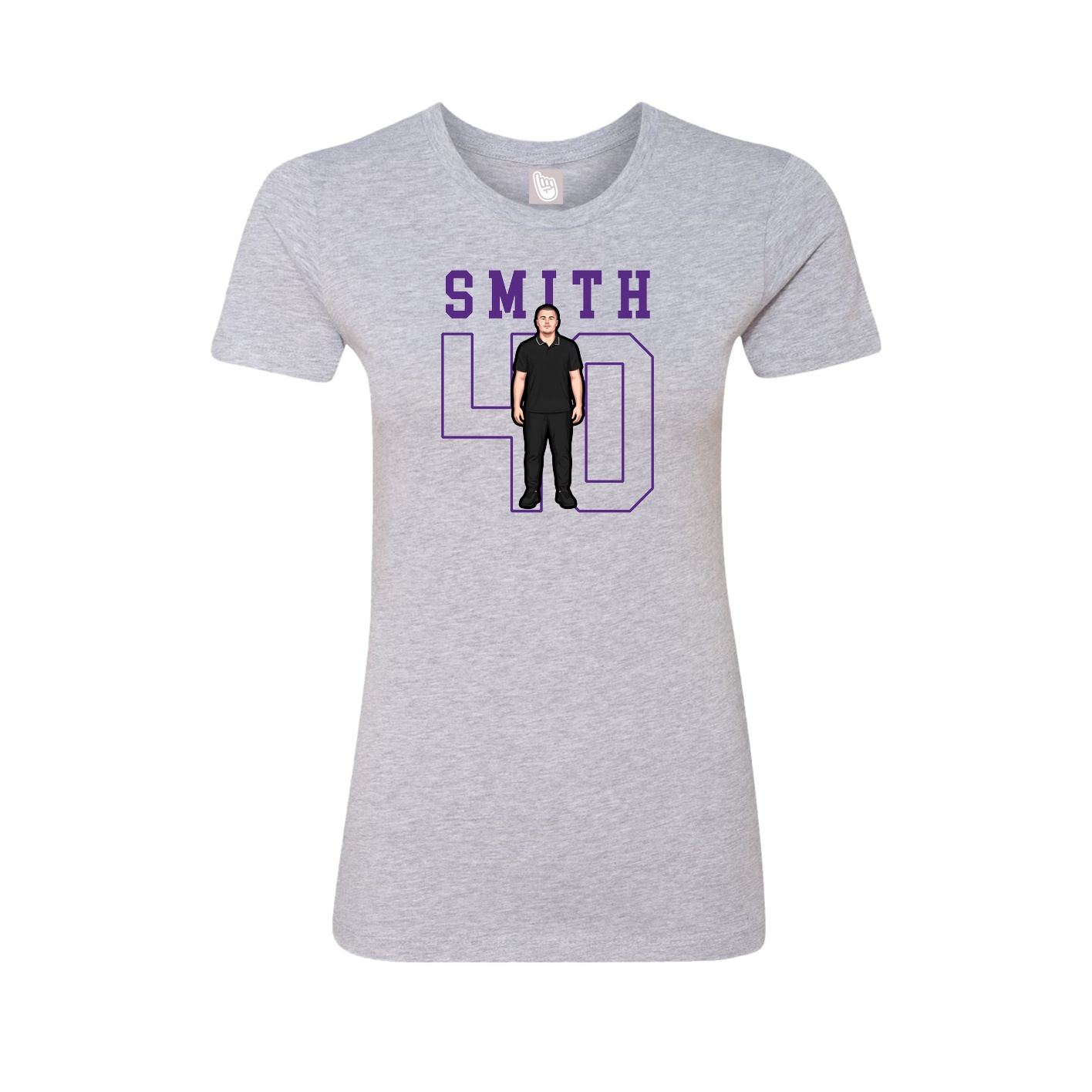 Fitted Women's Tee — Shirsey in Grey