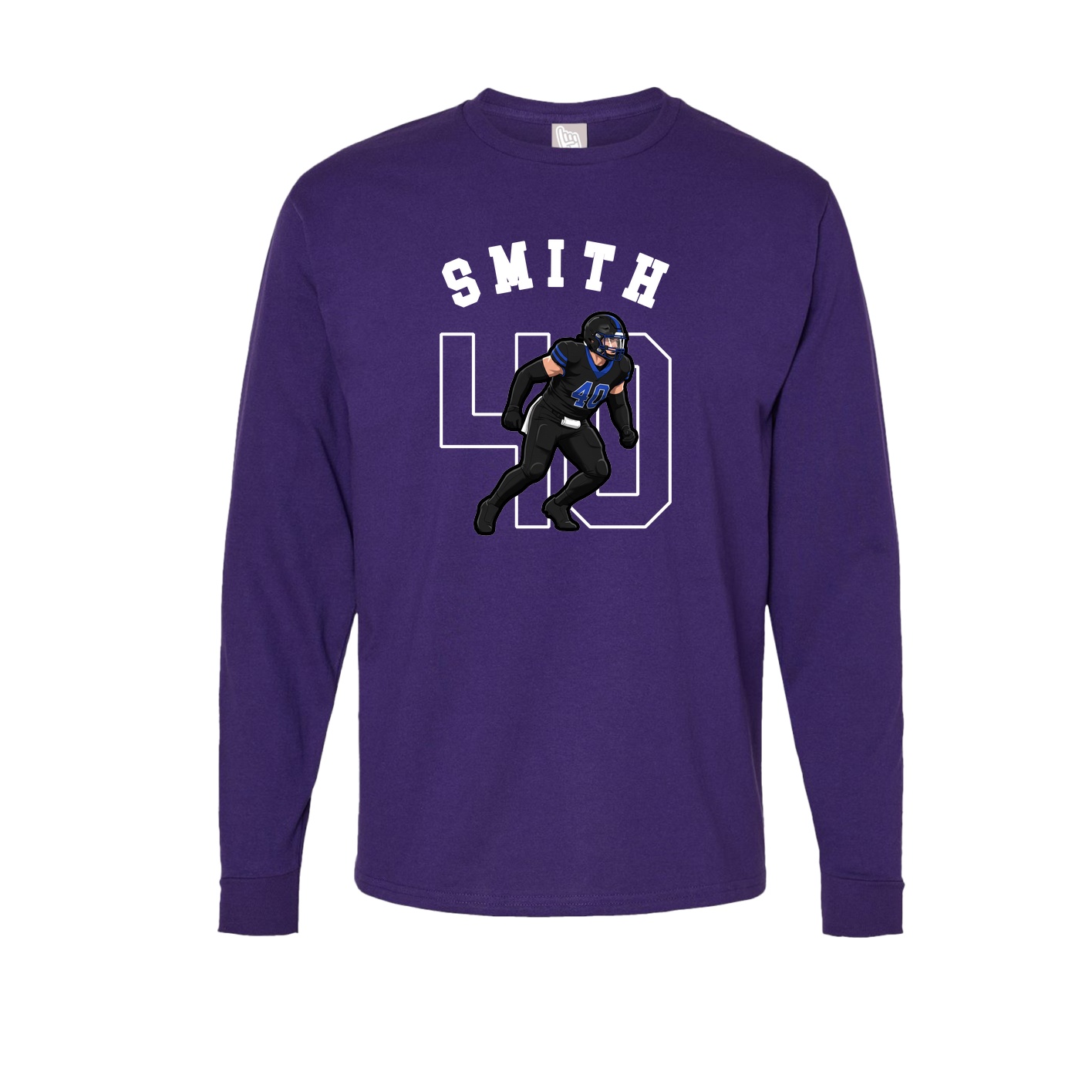 Long Sleeve Tee — Shirsey Arch in Purple