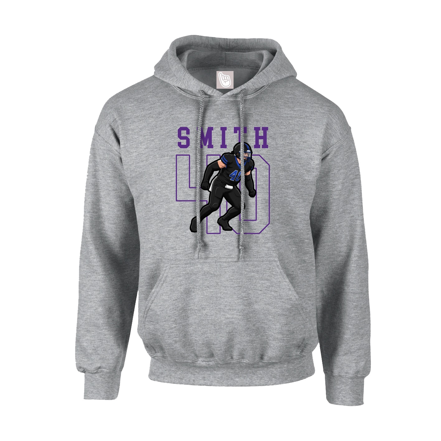Hoodie — Shirsey in Grey