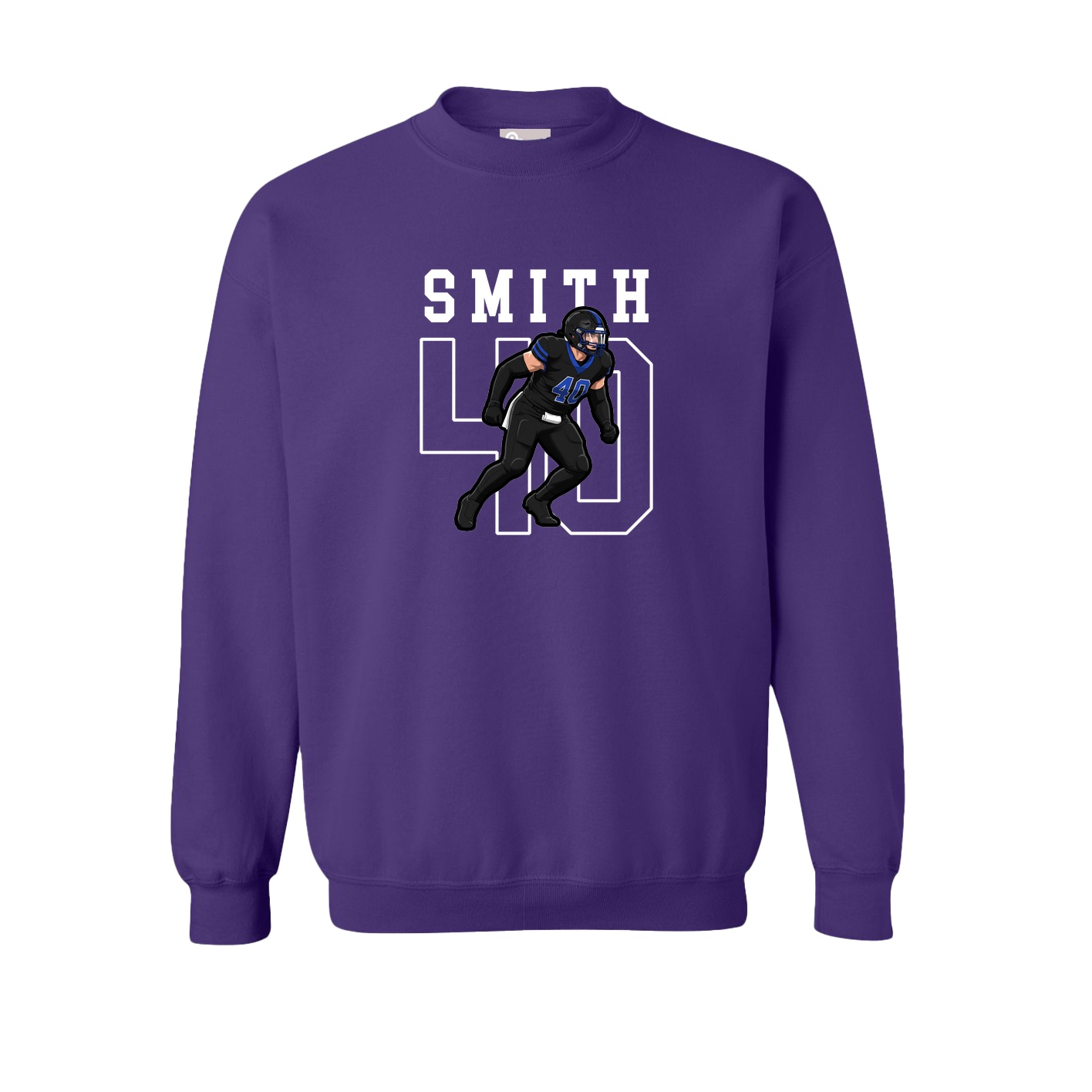 Fleece Crew — Shirsey in Purple