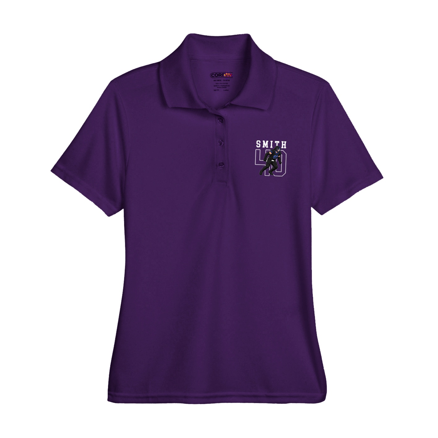 Womens Performance Polo — Shirsey in Purple