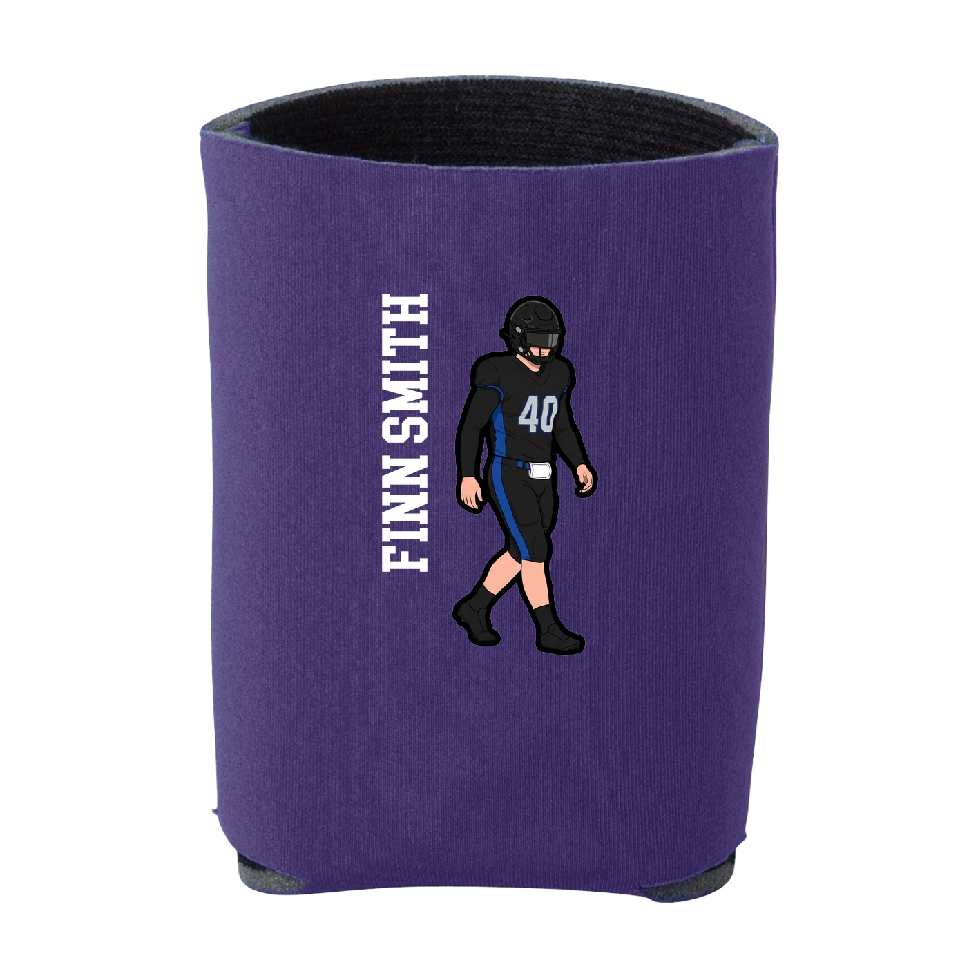 Can Holder — Name Vertical in Purple