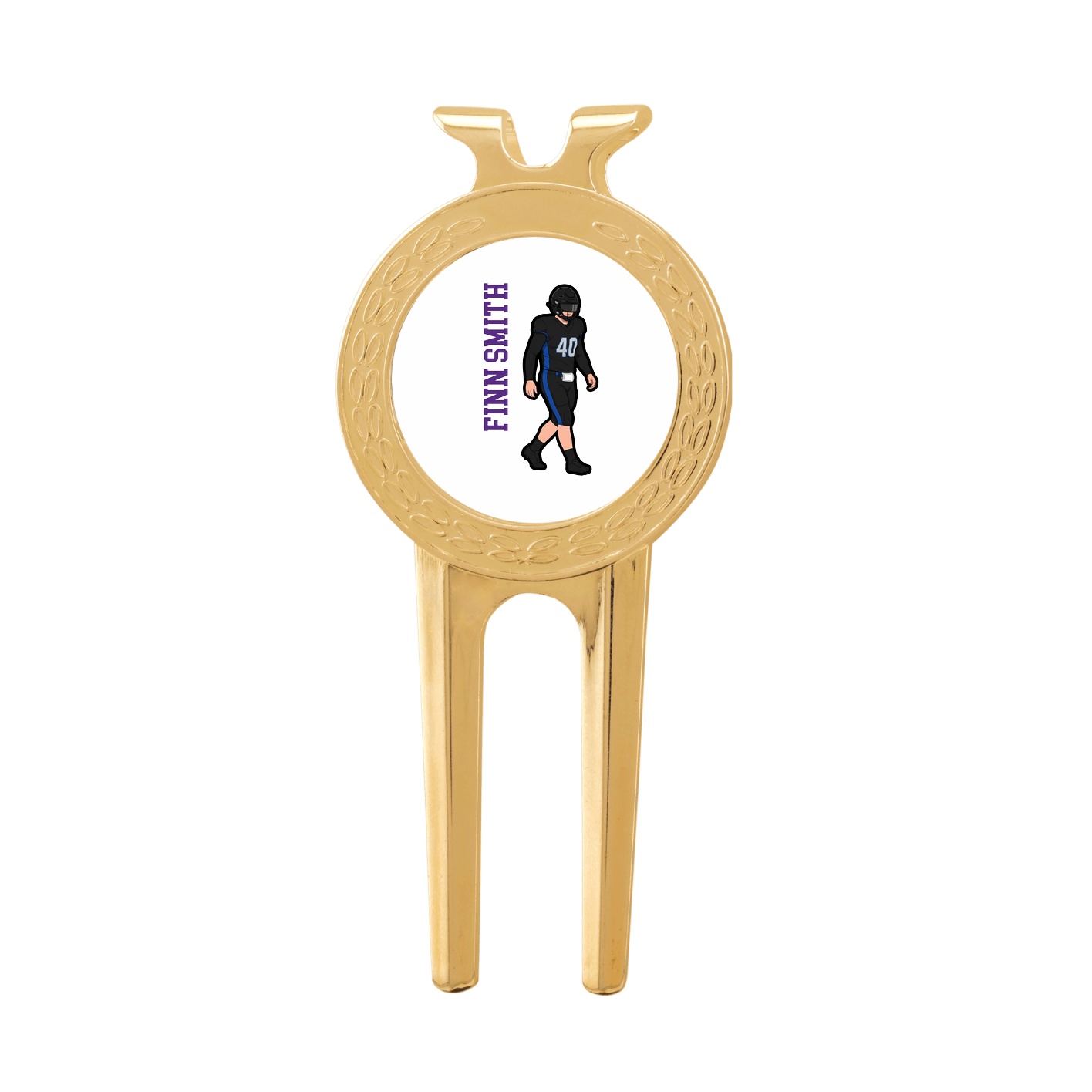 Divot Tool with Ball Marker — Name Vertical in Classic